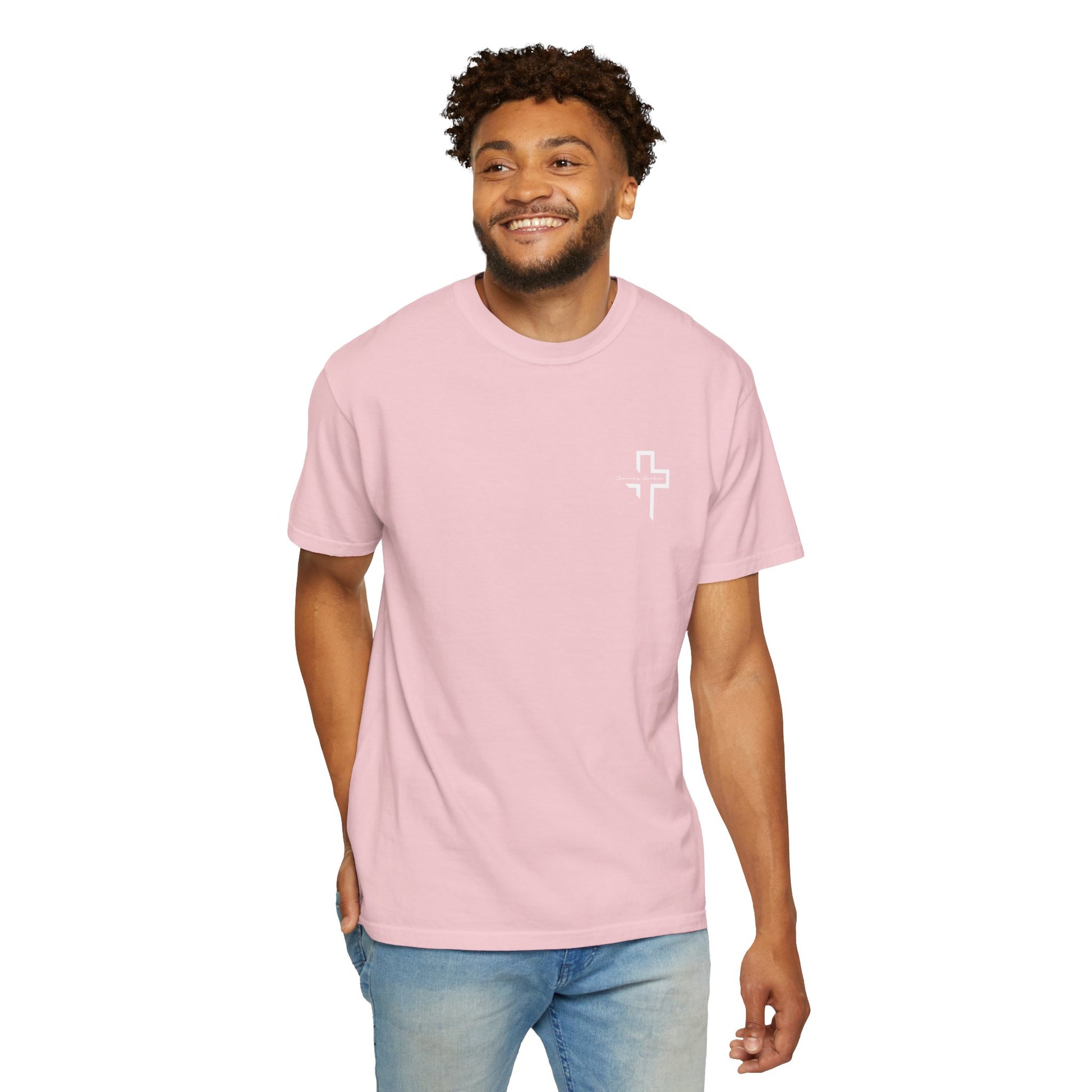 Quarter Chest GG Cross Tee - Blossom