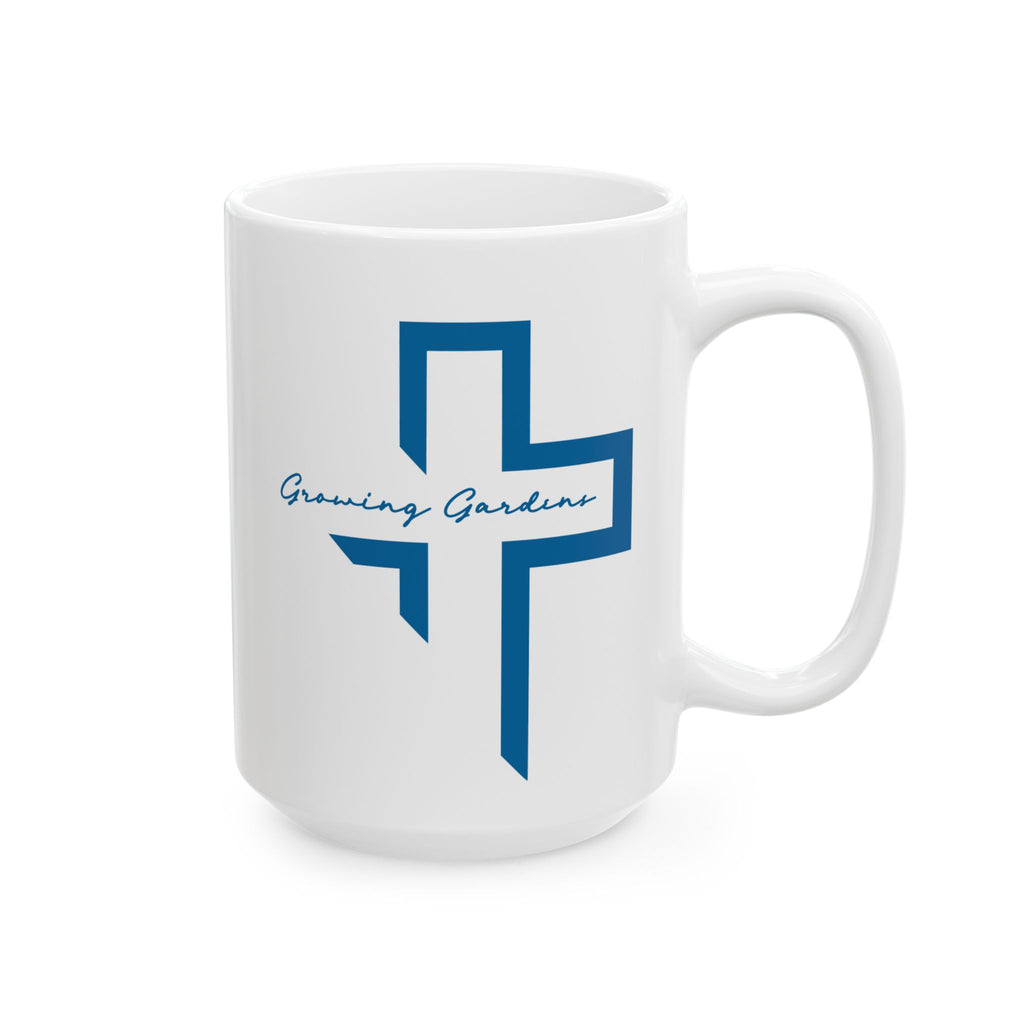 GG Cross Ceramic Mug - Light Blue