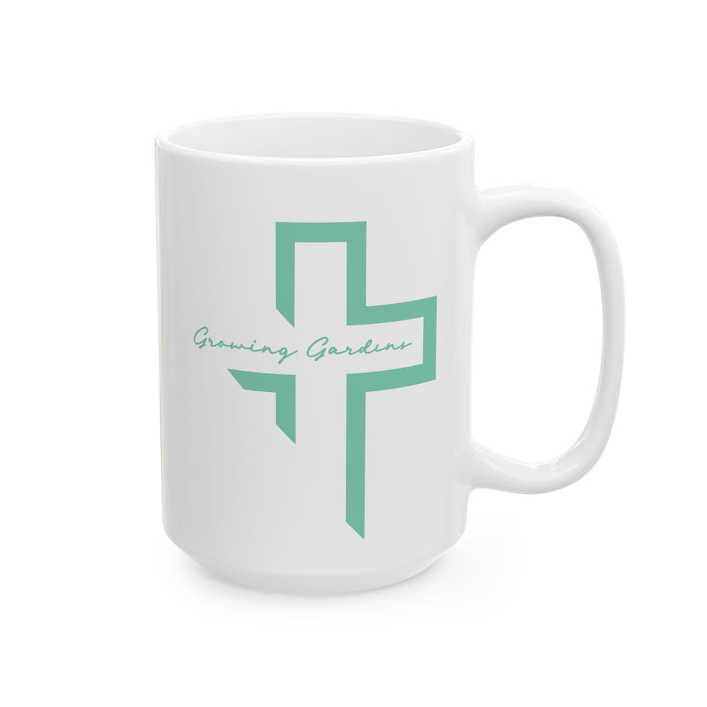 GG Cross Ceramic Mug - Teal