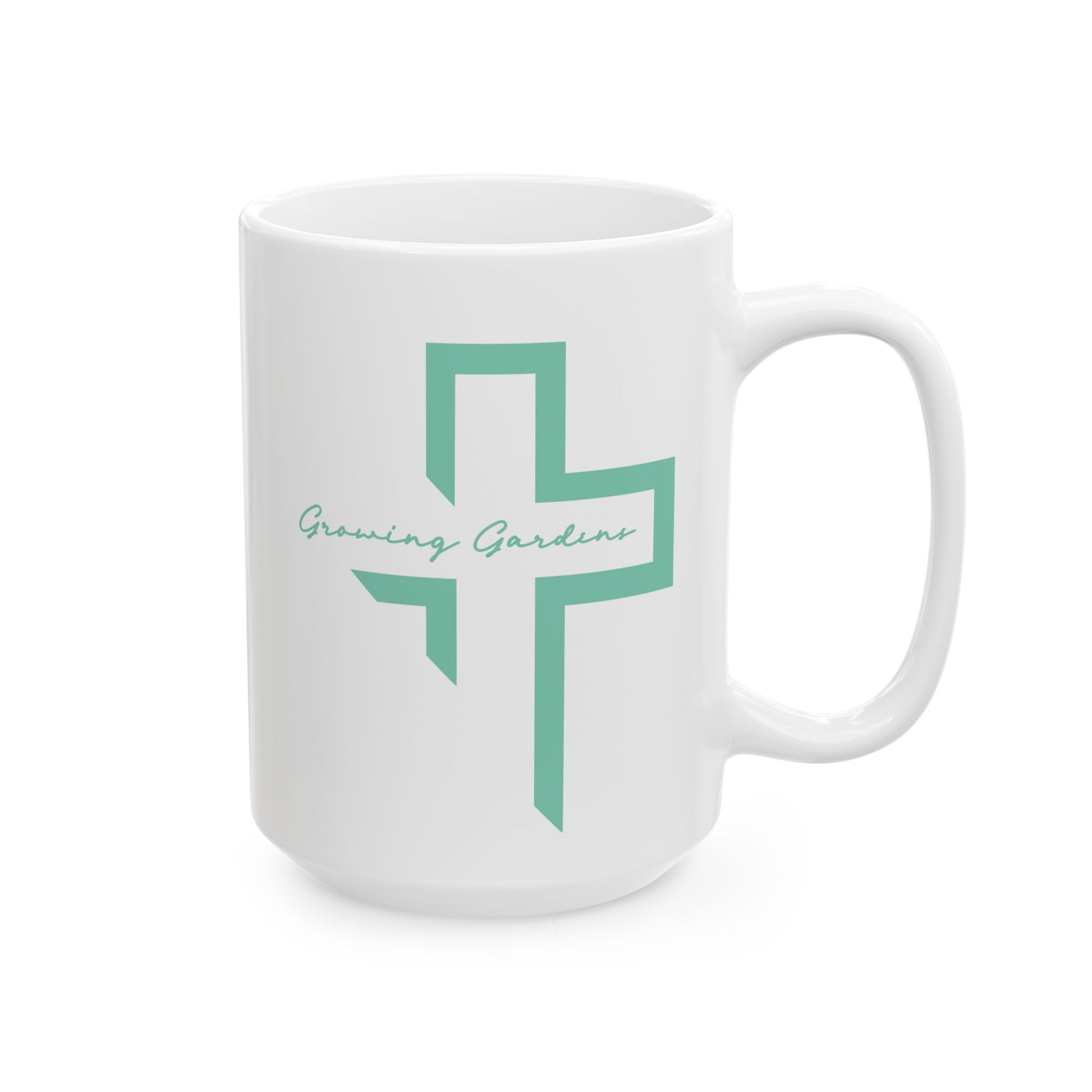 GG Cross Ceramic Mug - Teal