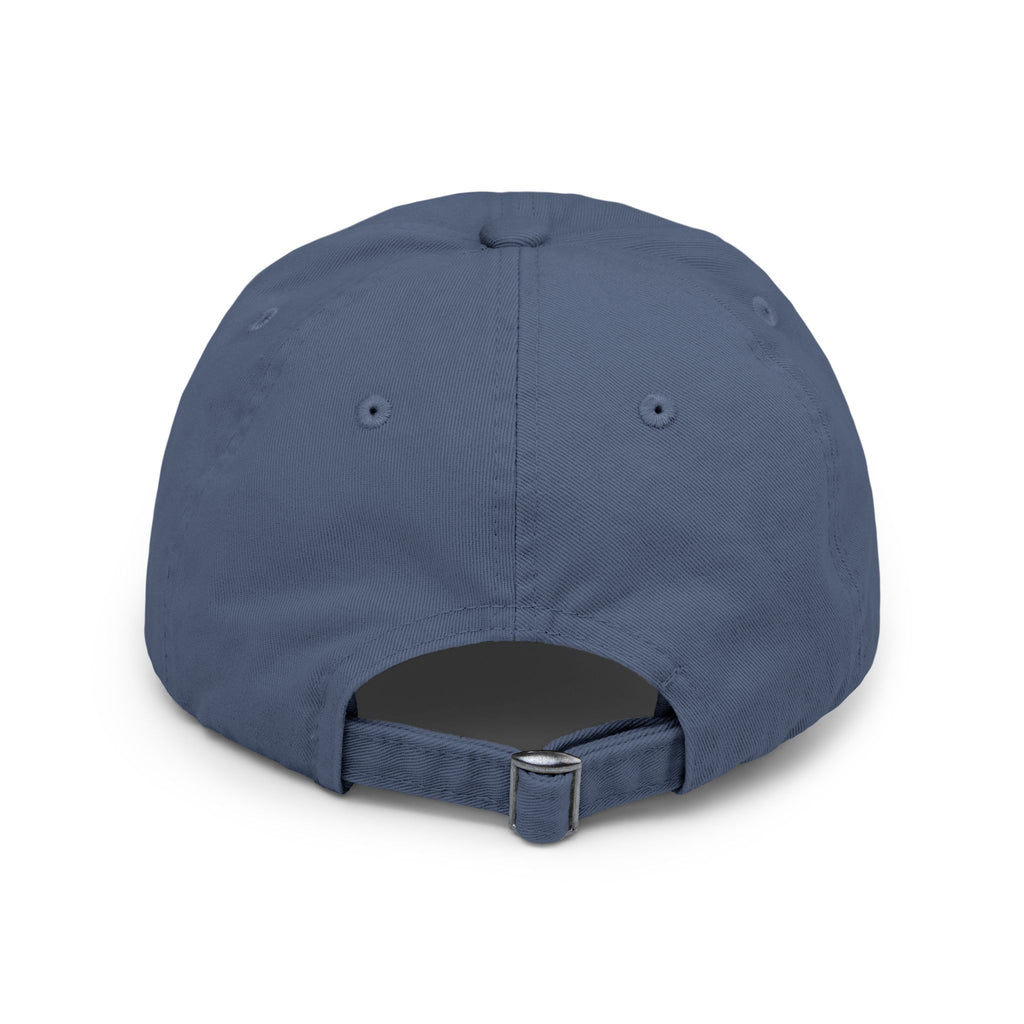 GG Cross Hat, White on Scotland Blue