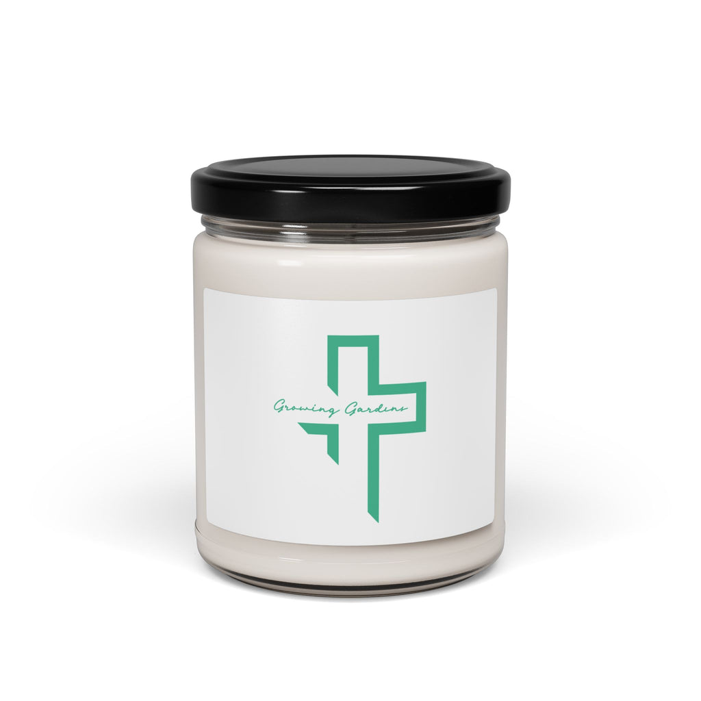 GG Cross Design Candle - Teal