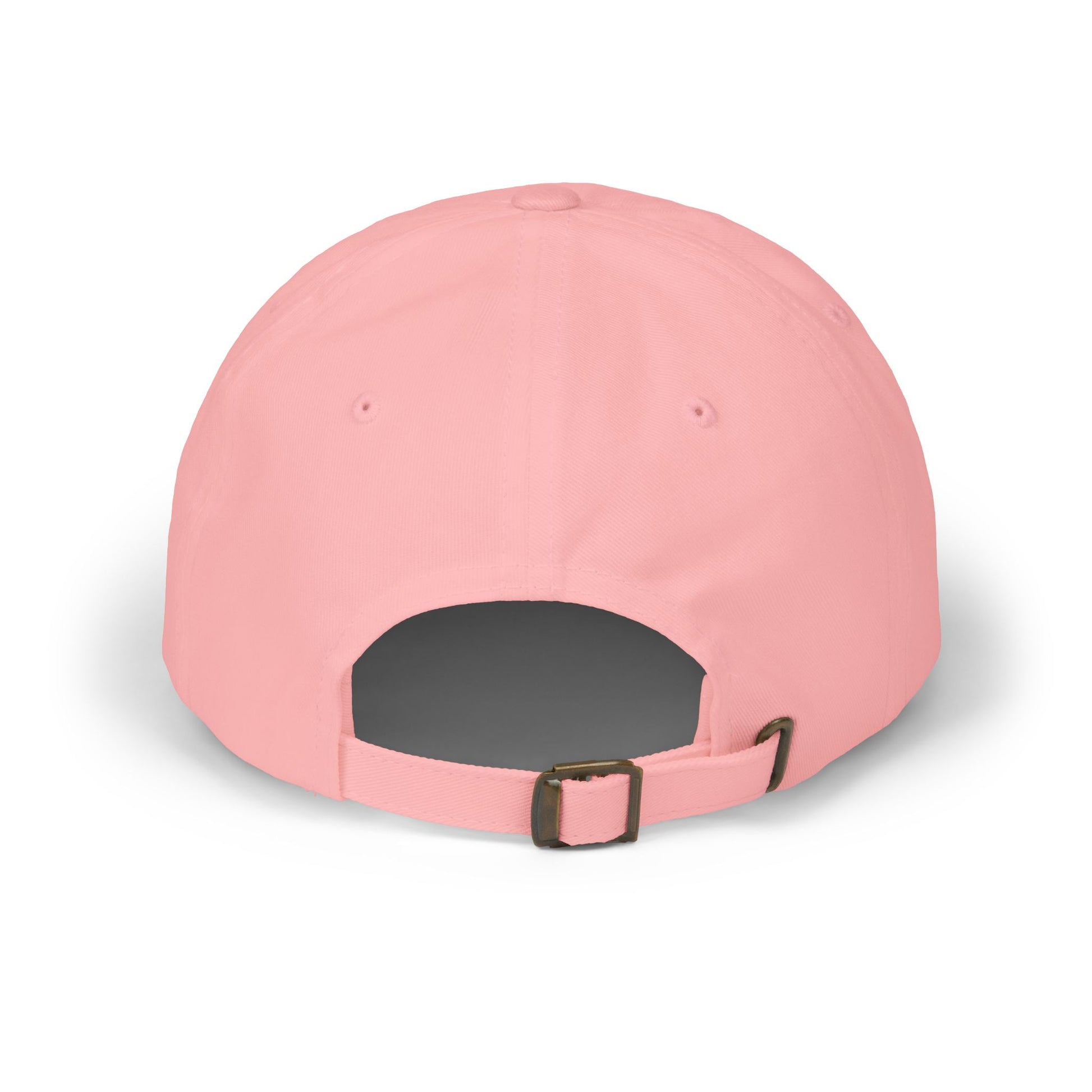 GG Script Classic Dad Cap - White on Pink
