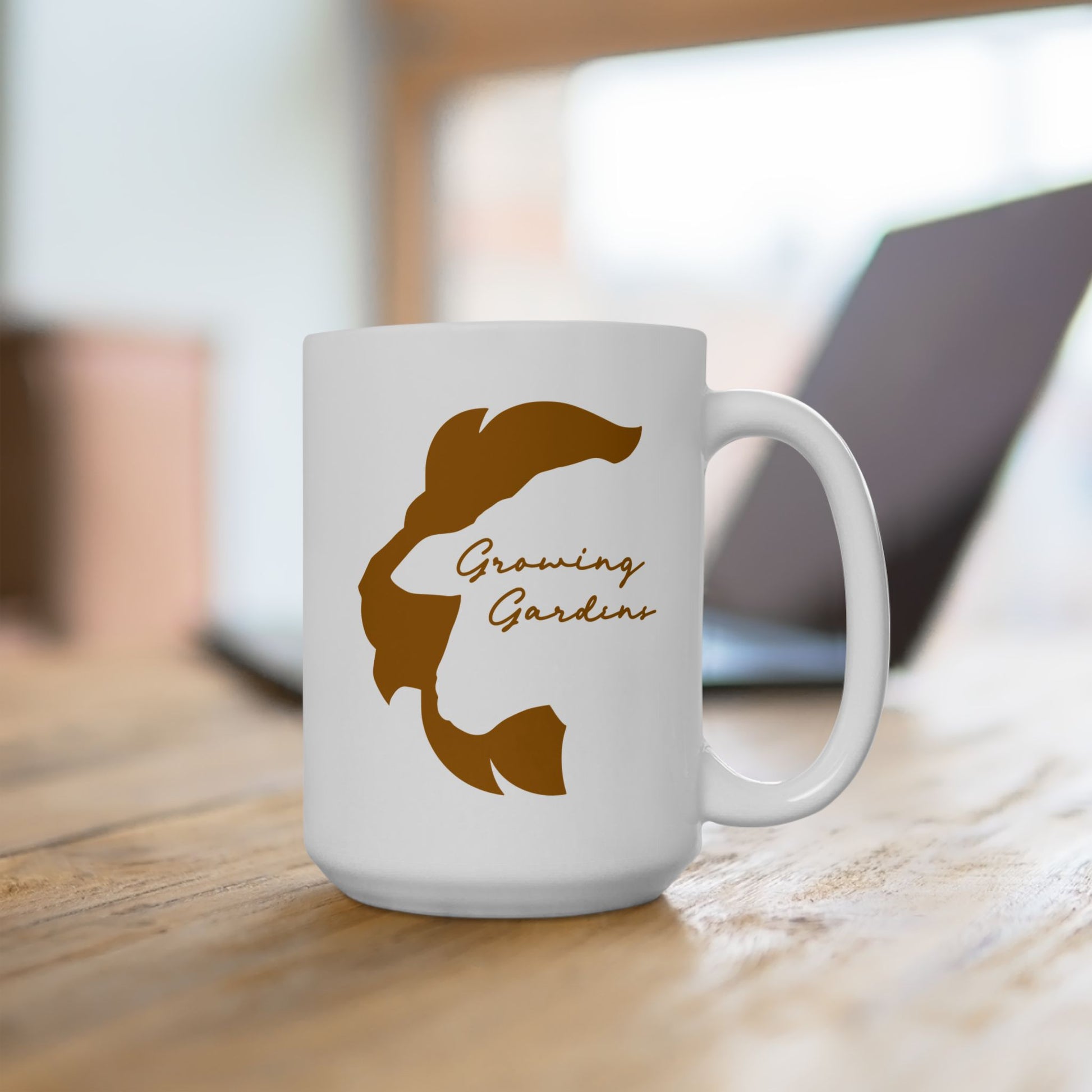 LL Design Ceramic Mug - Burnt Orange