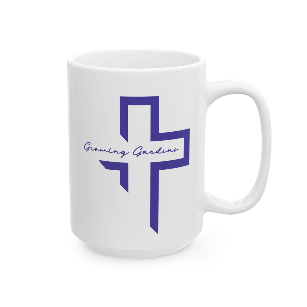 GG Cross Ceramic Mug - Blue
