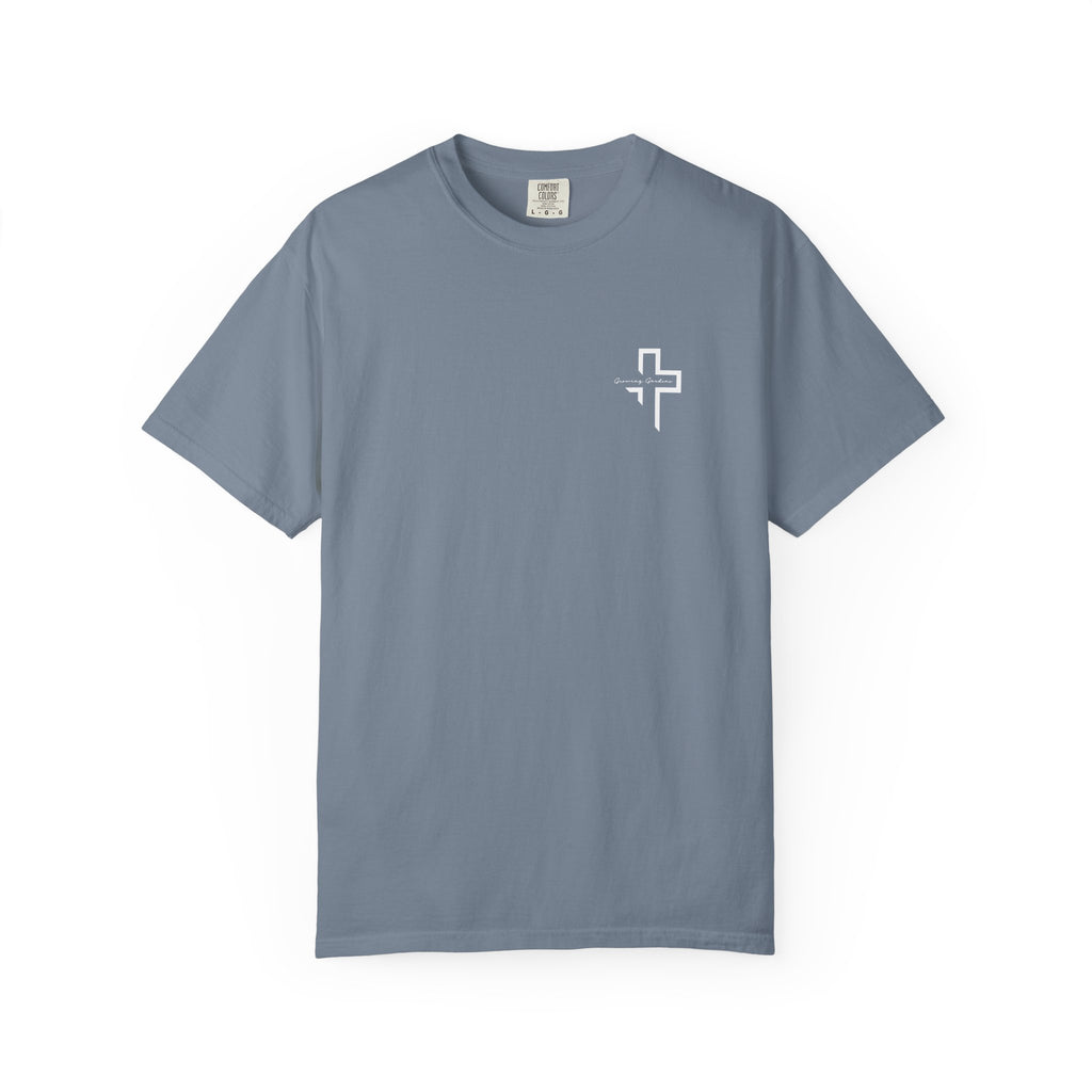 Quarter Chest GG Cross Tee - Blue Jean