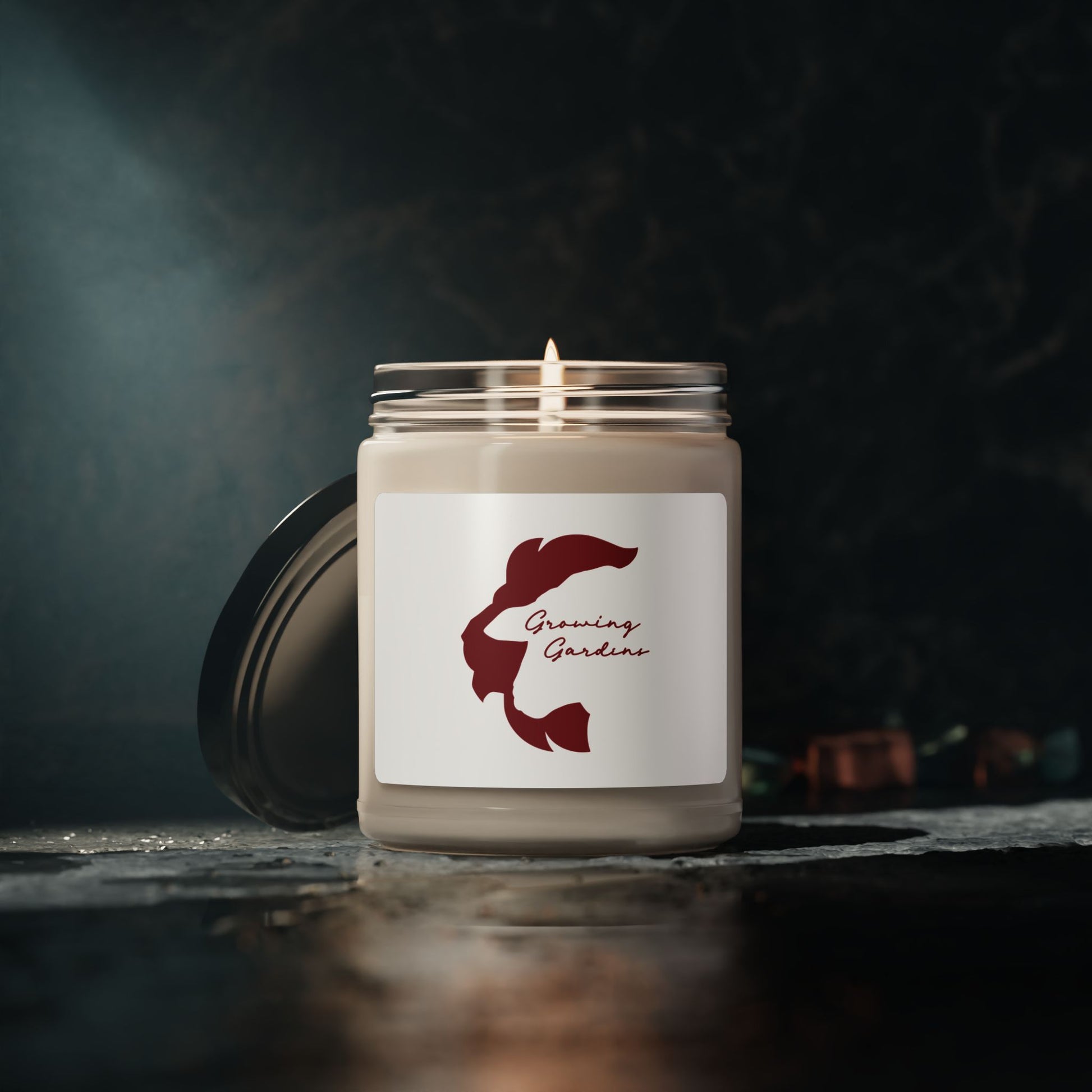 LL Design Soy Candle – Deep Red