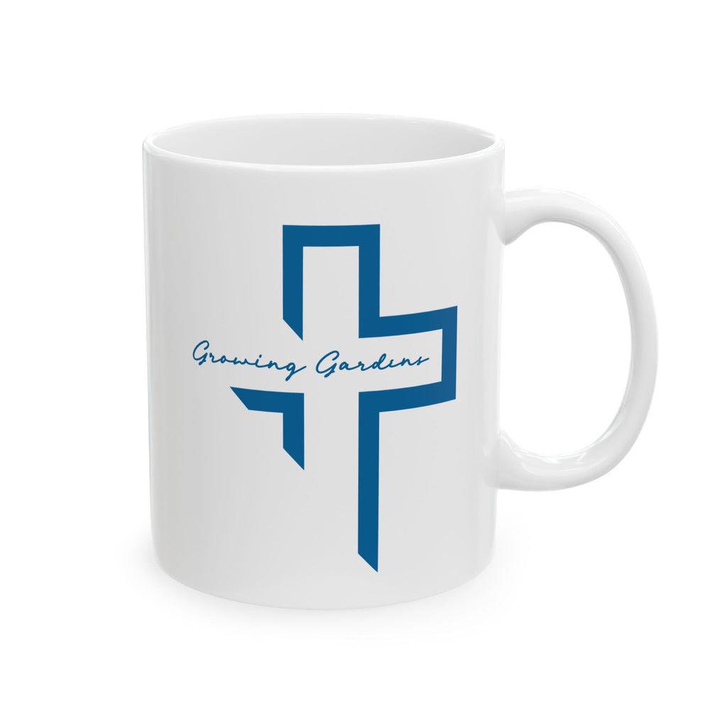 GG Cross Ceramic Mug - Light Blue