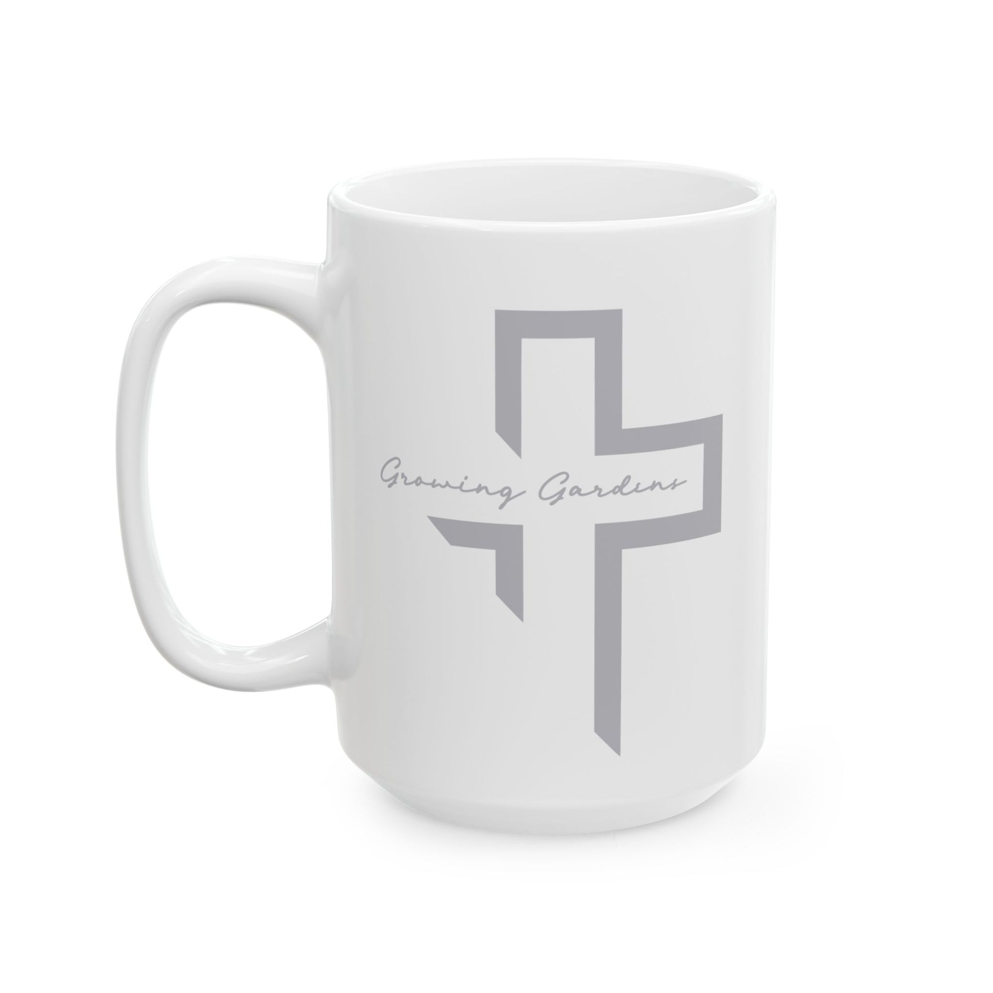 GG Cross Ceramic Mug - Grey