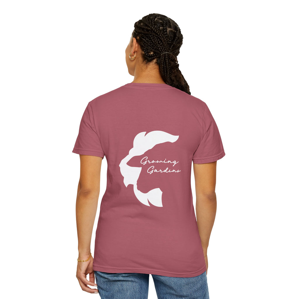 GG Script Tee with LL Design - Crimson