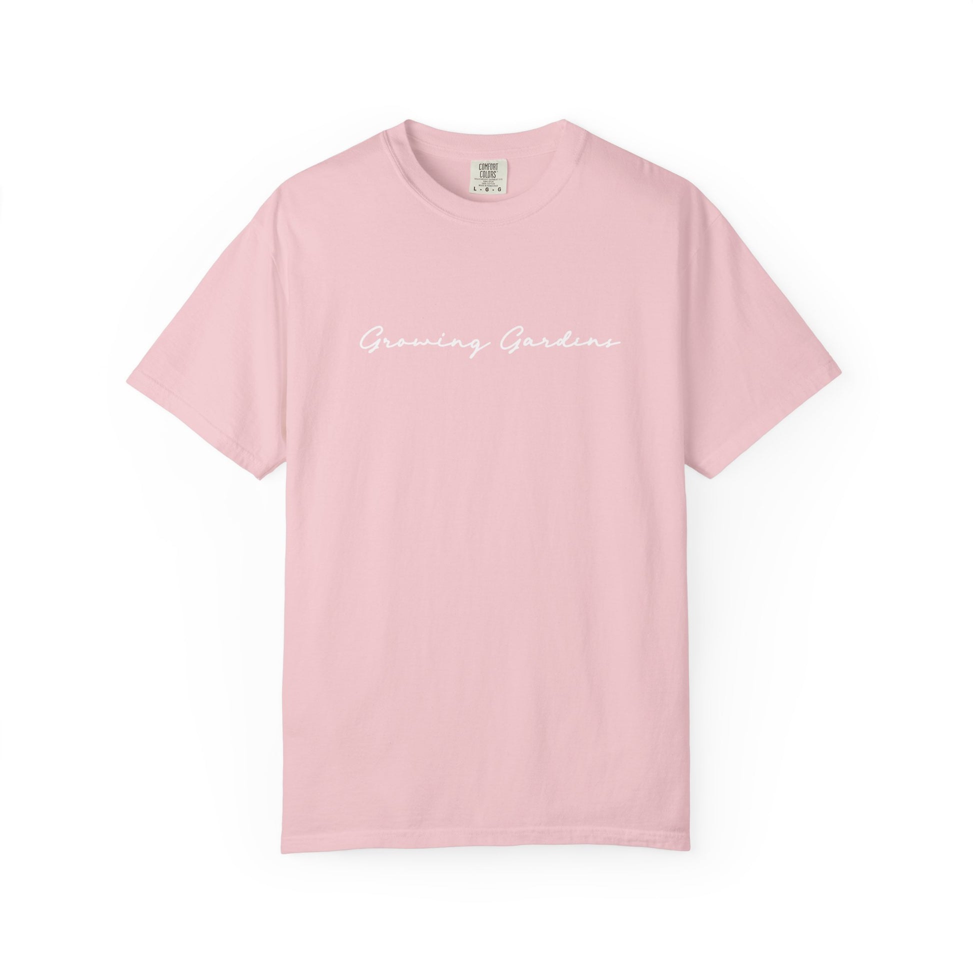 GG Script Tee with Cross - Blossom