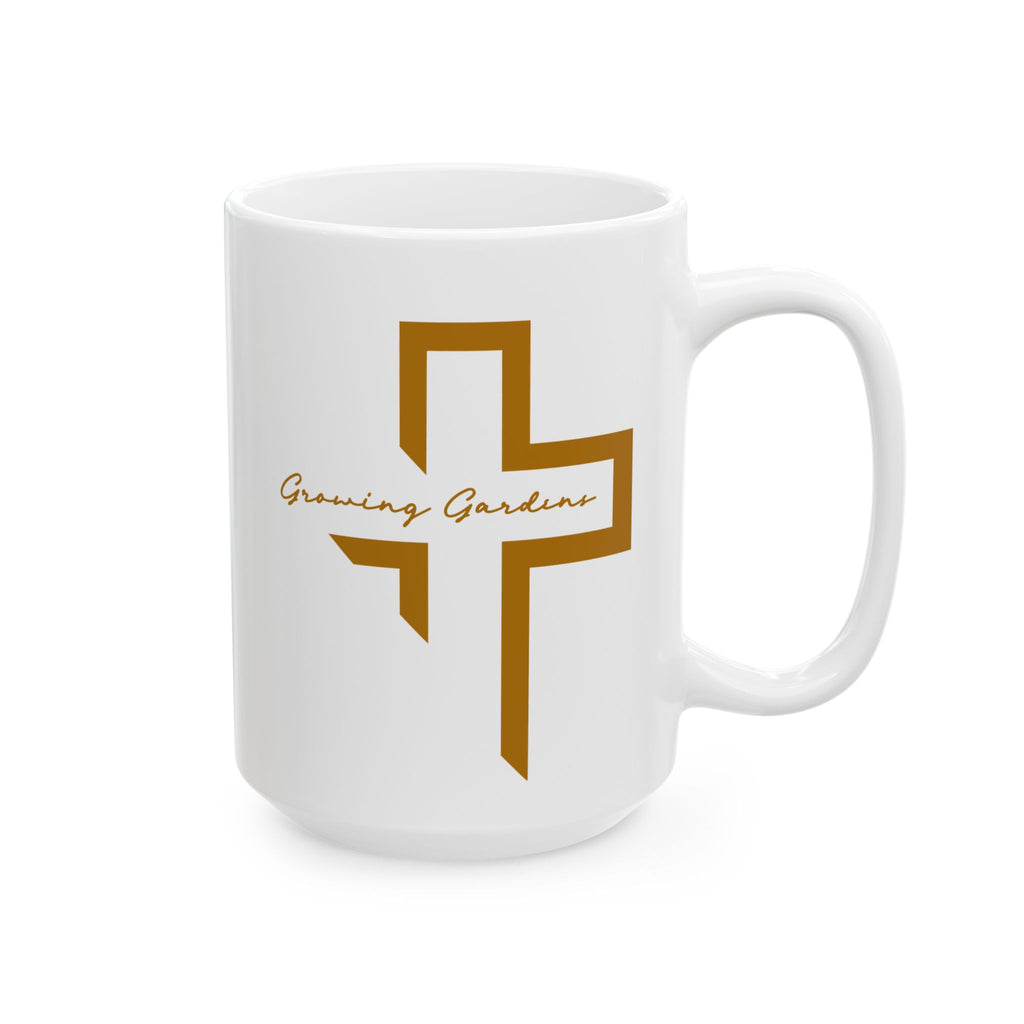GG Cross Ceramic Mug - Burnt Orange