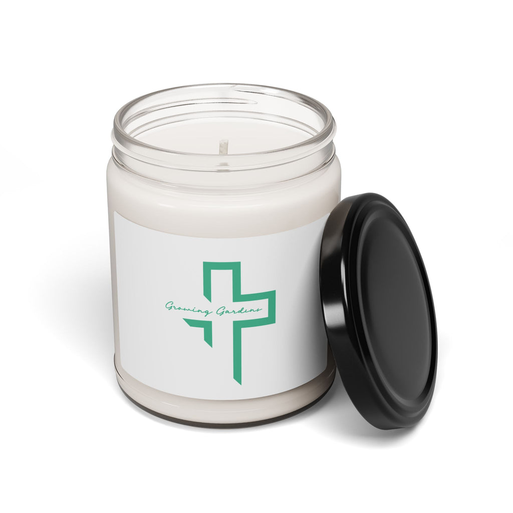 GG Cross Design Candle - Teal