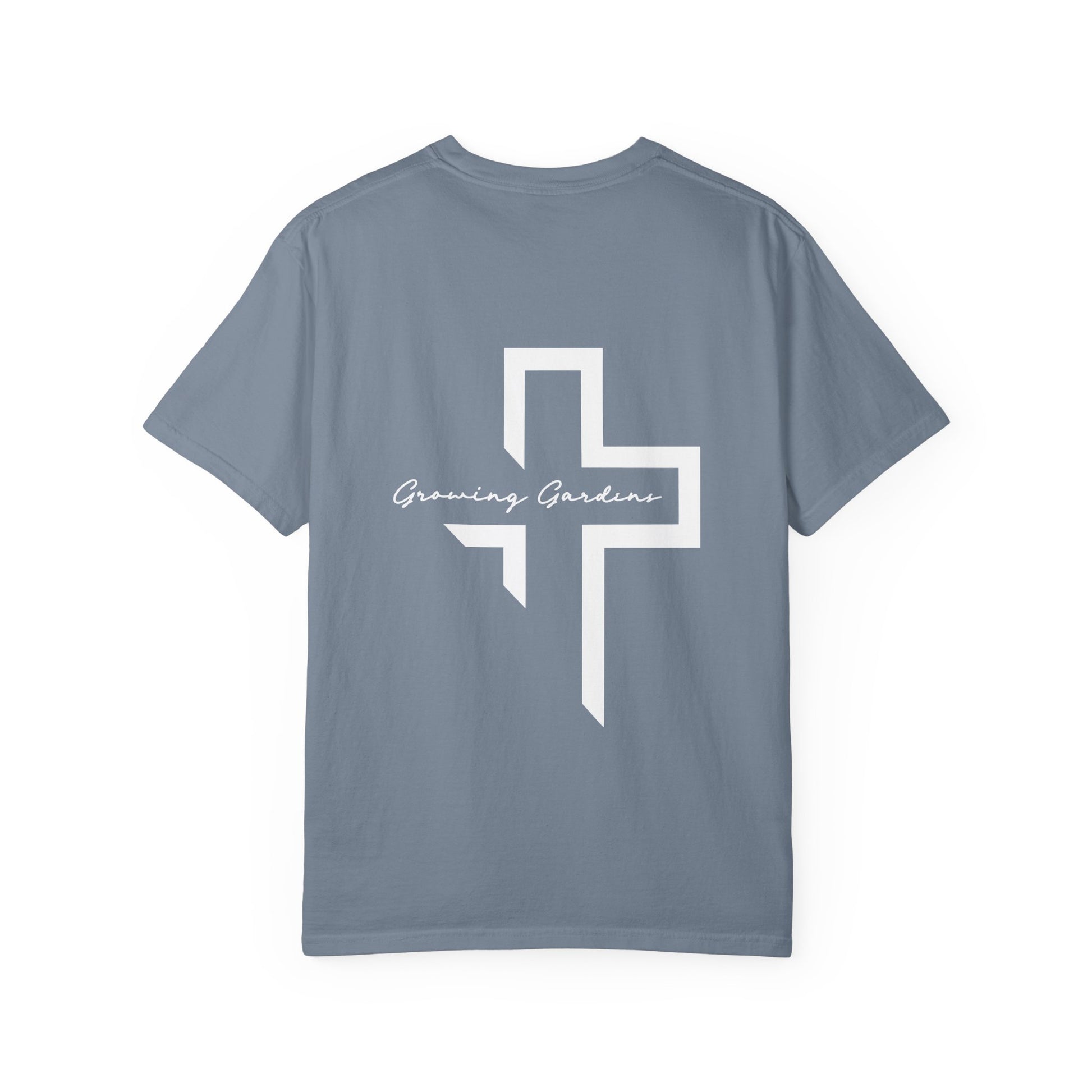 Quarter Chest GG Cross Tee - Blue Jean