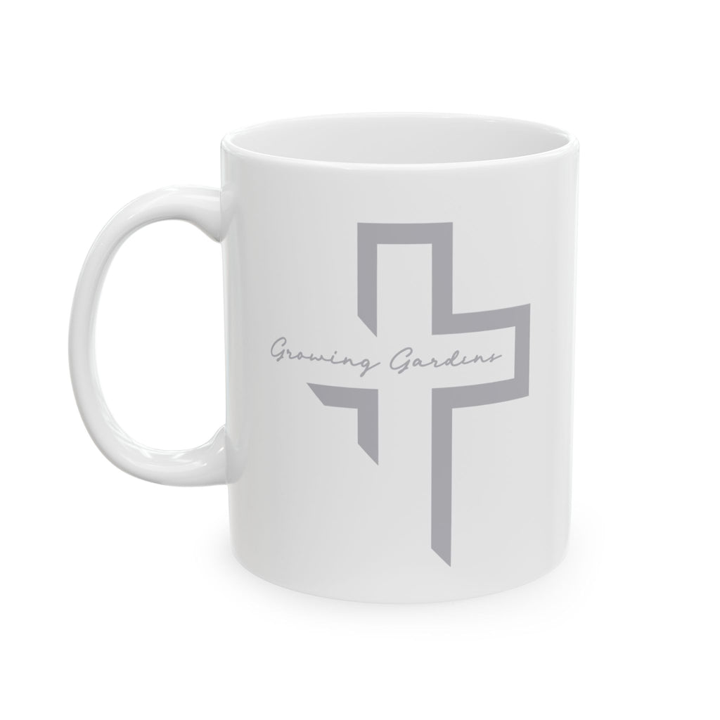 GG Cross Ceramic Mug - Grey