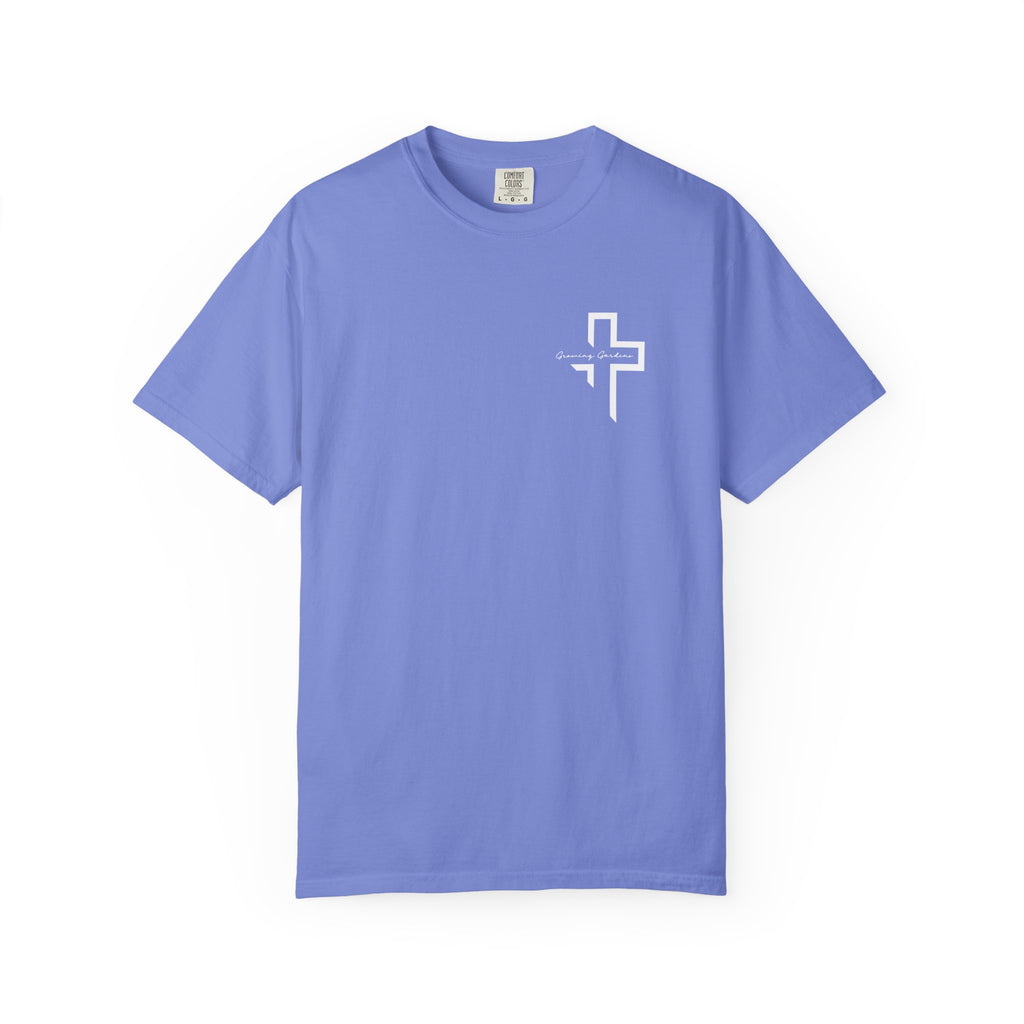 Quarter Chest GG Cross Tee - Bay Blue