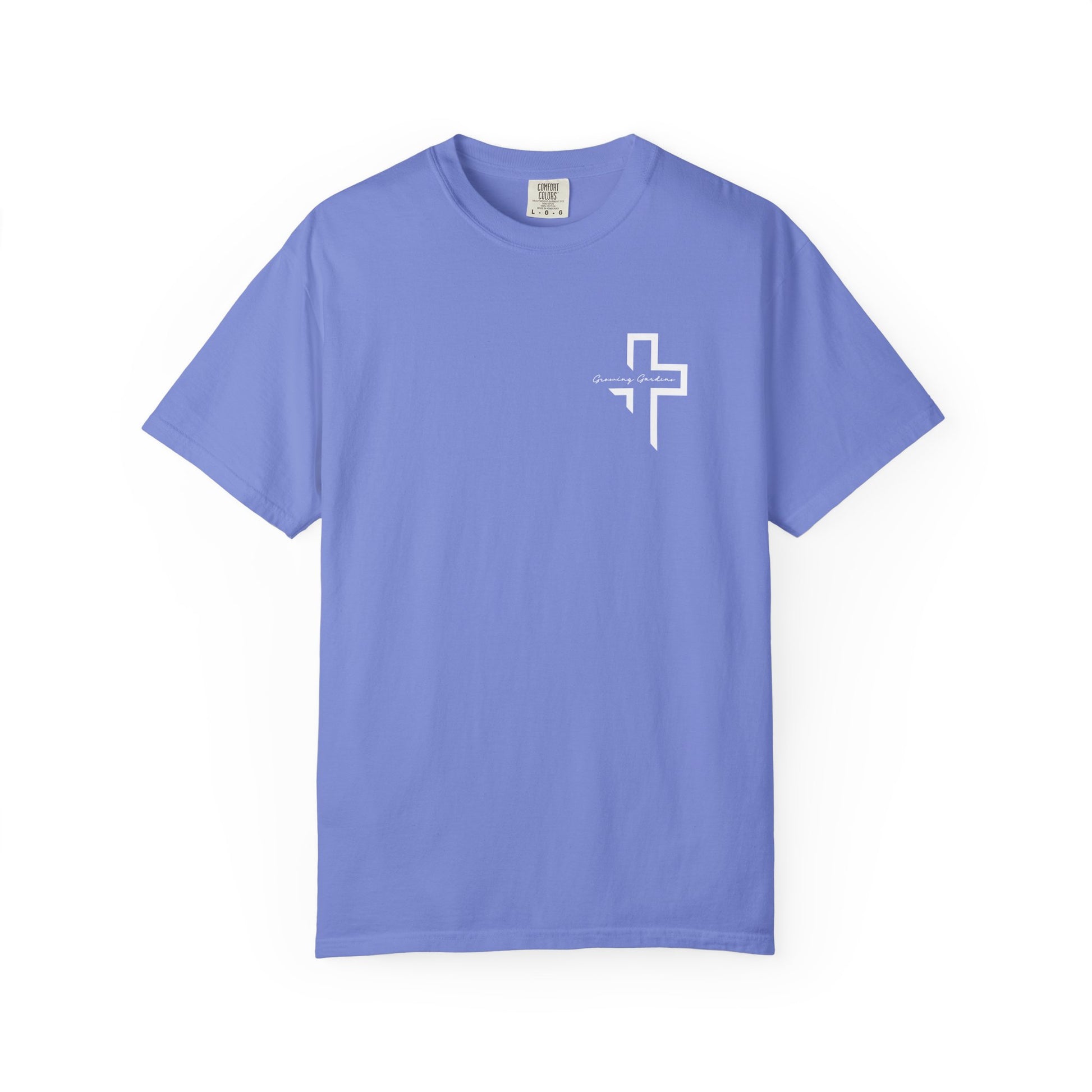 Quarter Chest GG Cross Tee - Bay Blue