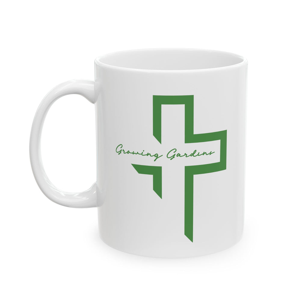 GG Cross Ceramic Mug - Warm Green