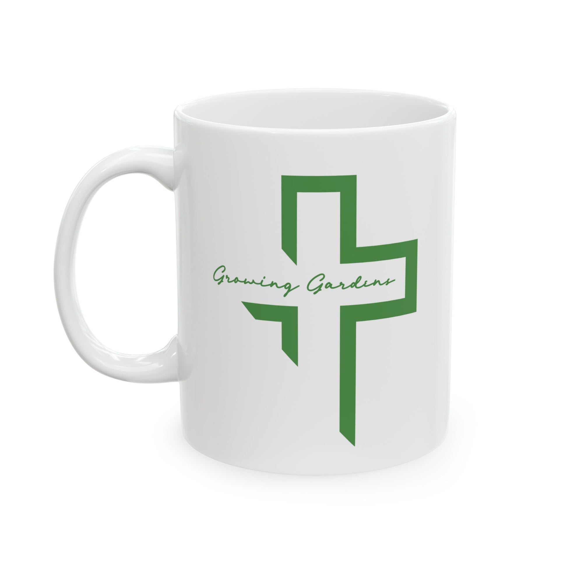GG Cross Ceramic Mug - Warm Green