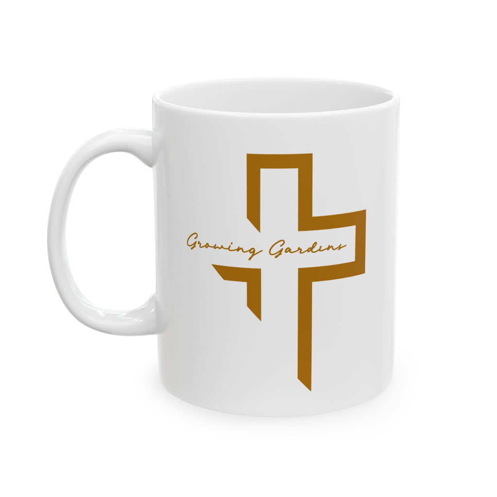 GG Cross Ceramic Mug - Burnt Orange