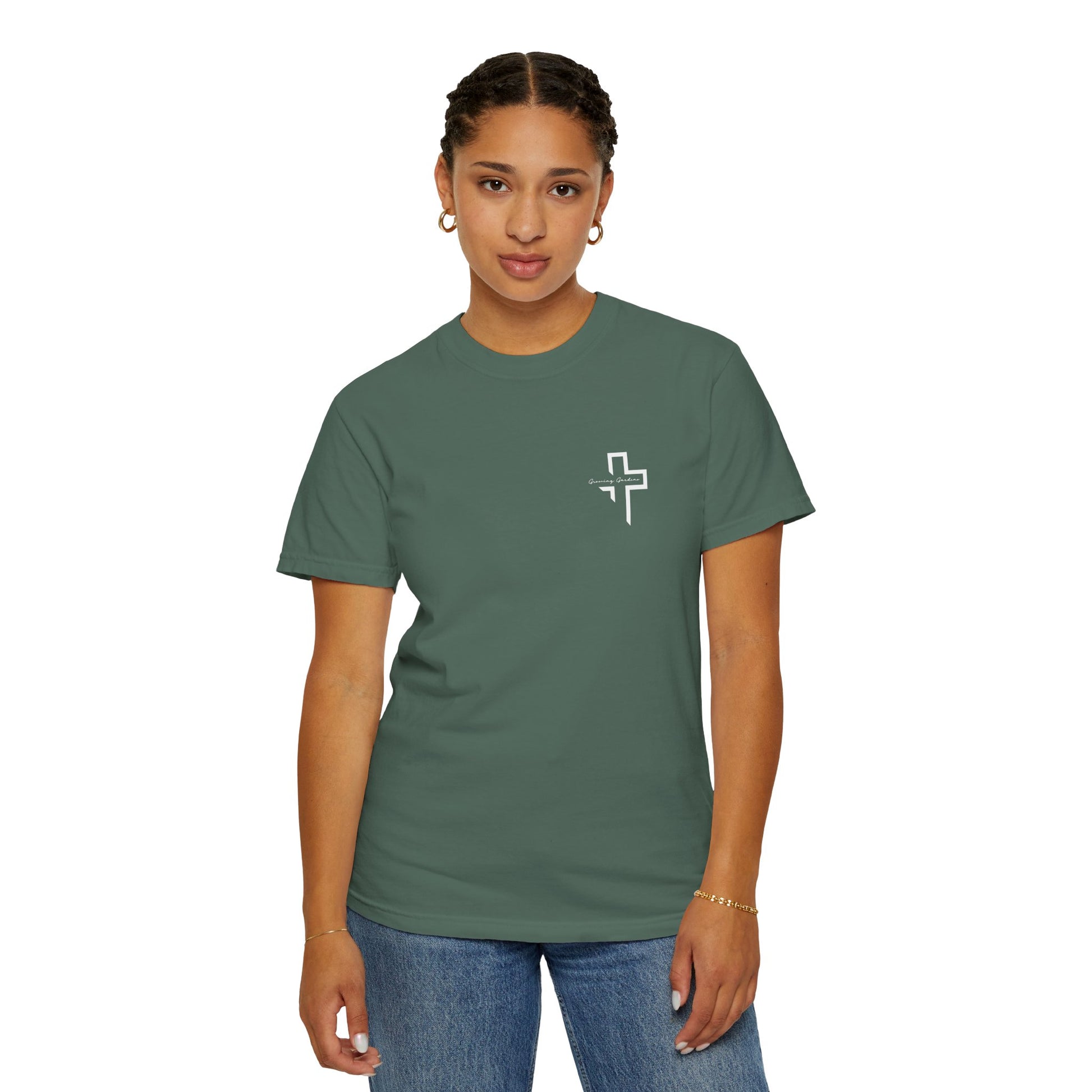 Quarter Chest GG Cross Tee - Blue Spruce