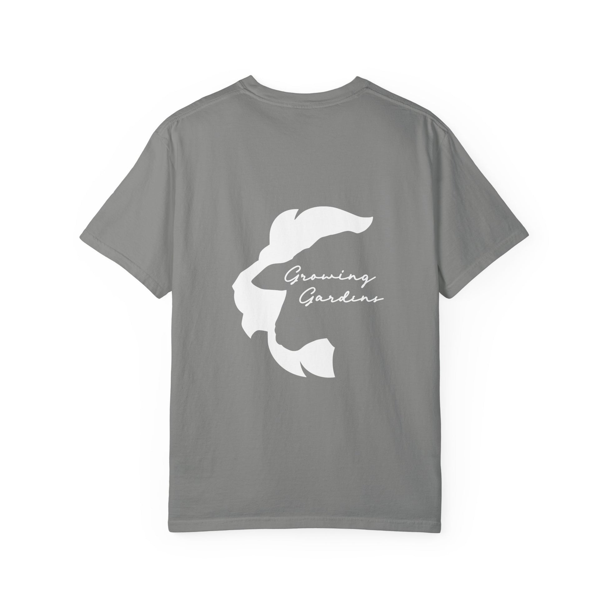 GG Script Tee with LL Design - Granite
