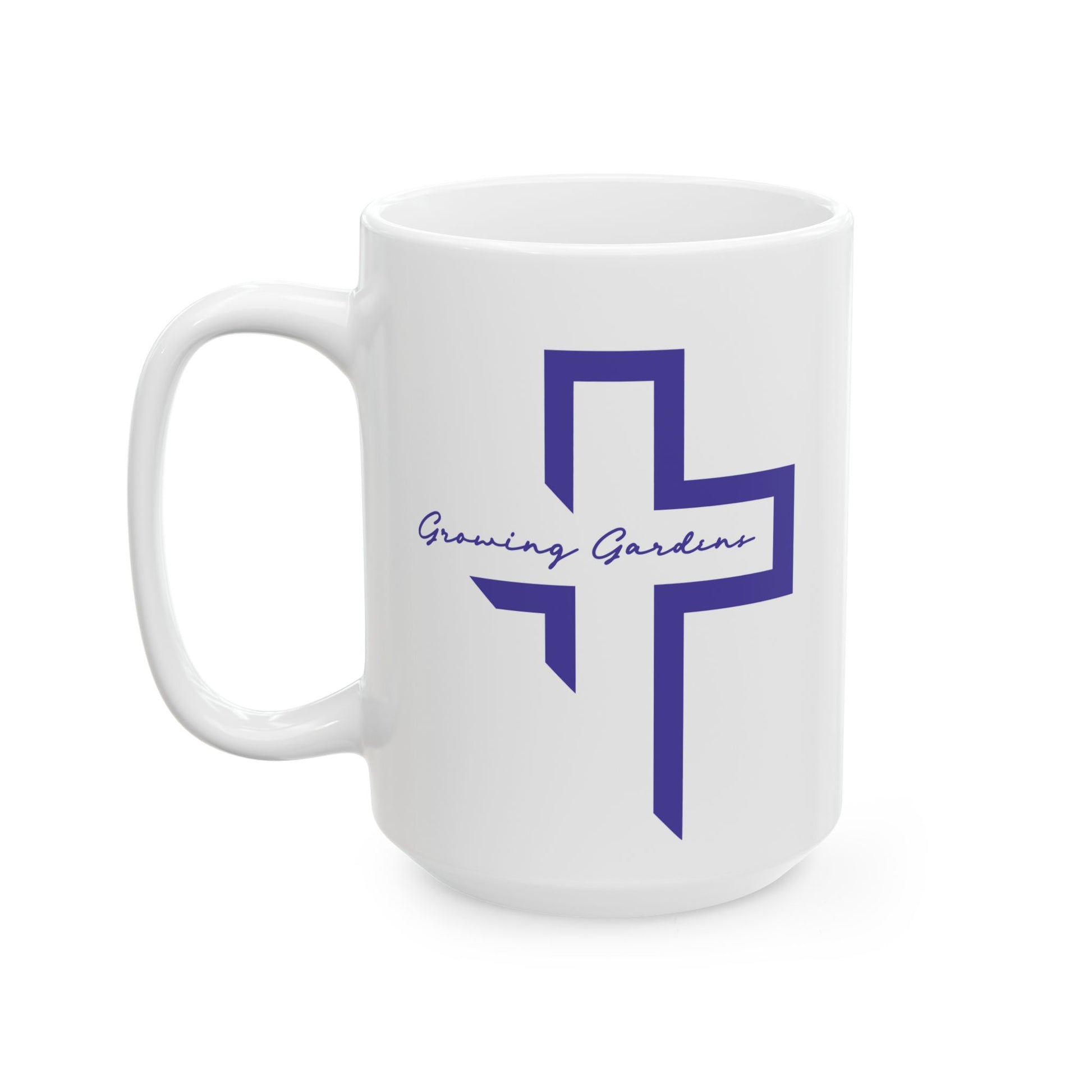 GG Cross Ceramic Mug - Blue