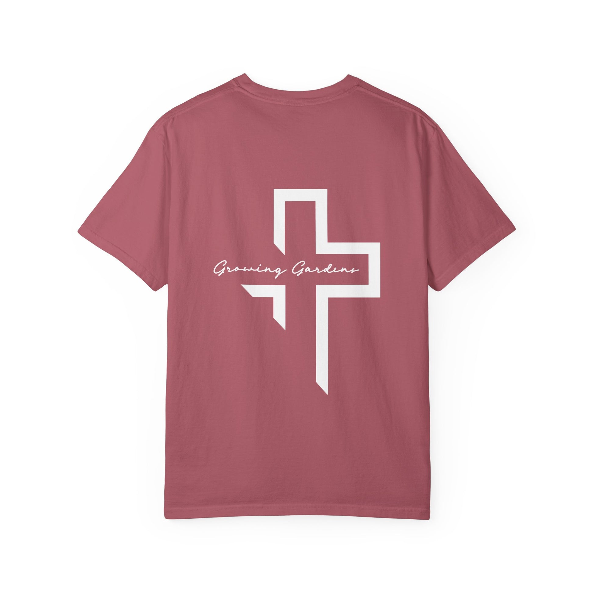 Quarter Chest GG Cross Tee -  Crimson