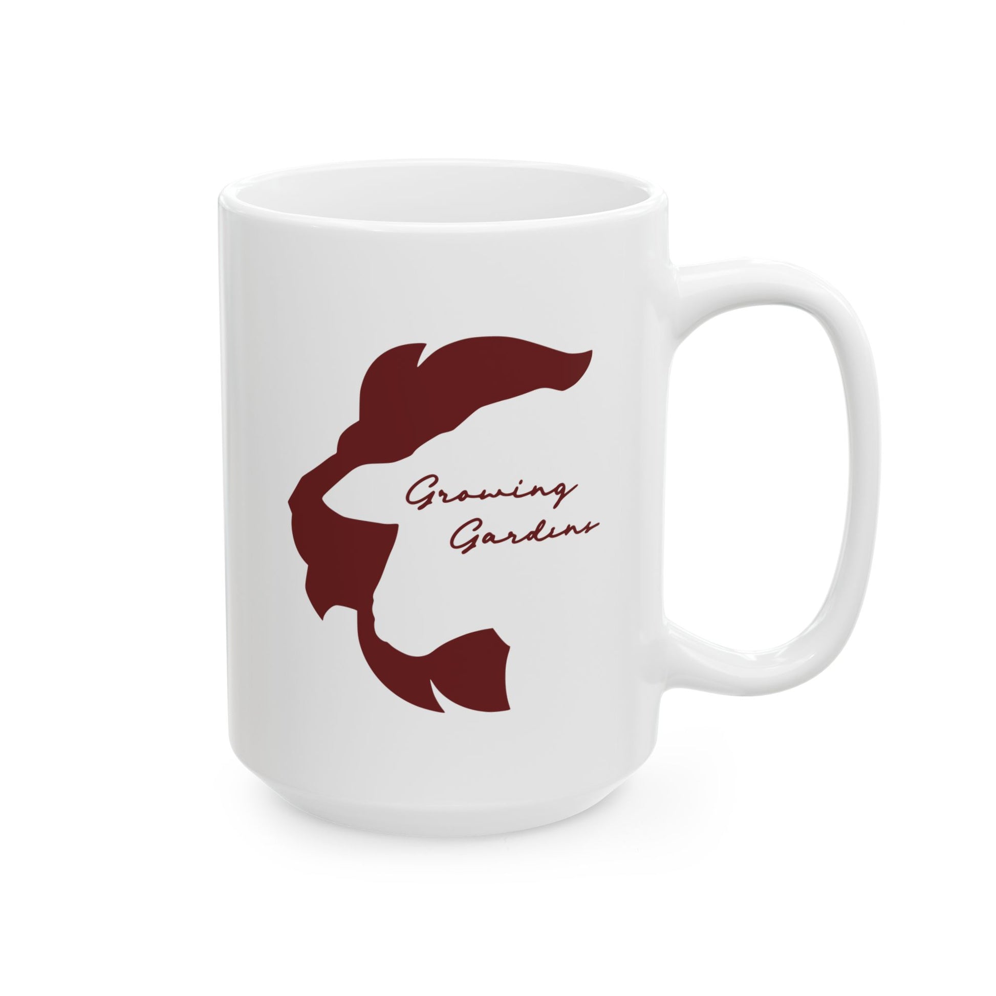 LL Design Ceramic Mug - Deep Red