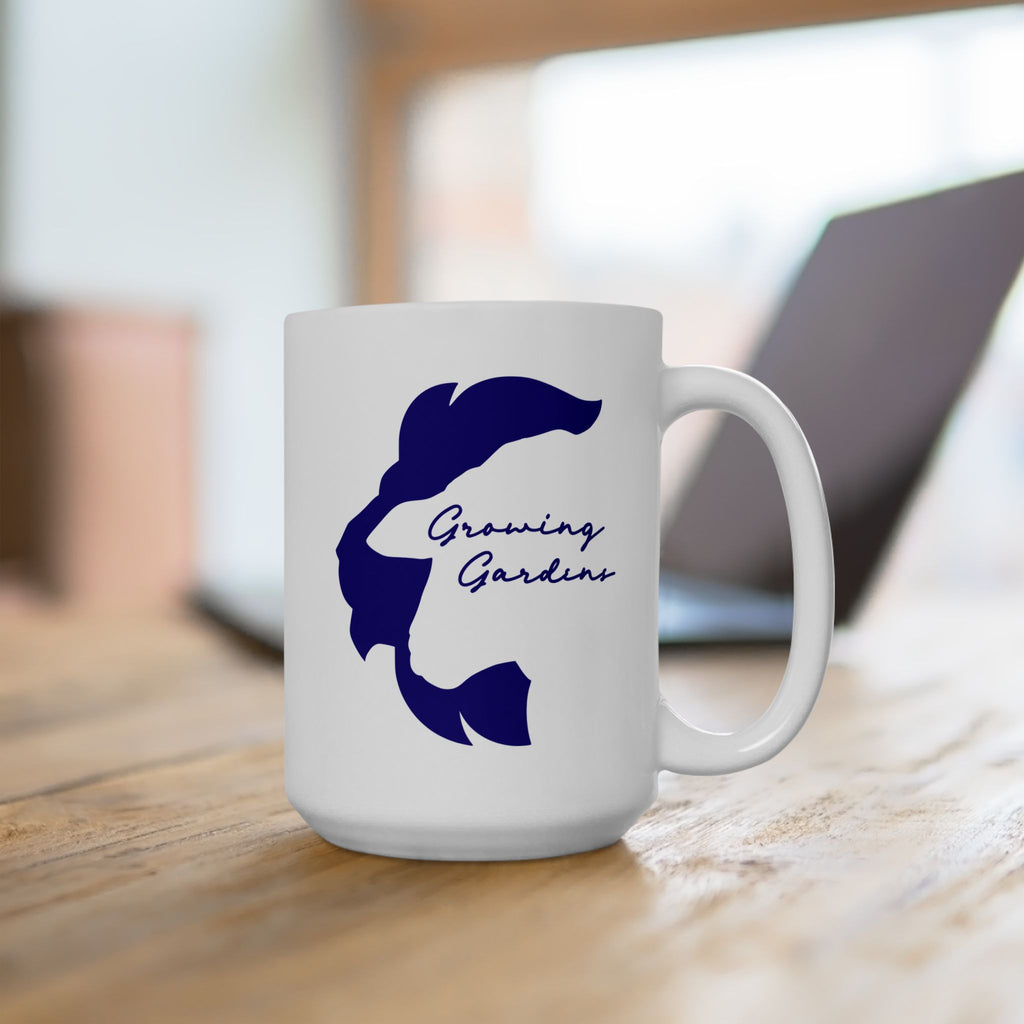 LL Design Ceramic Mug - Blue