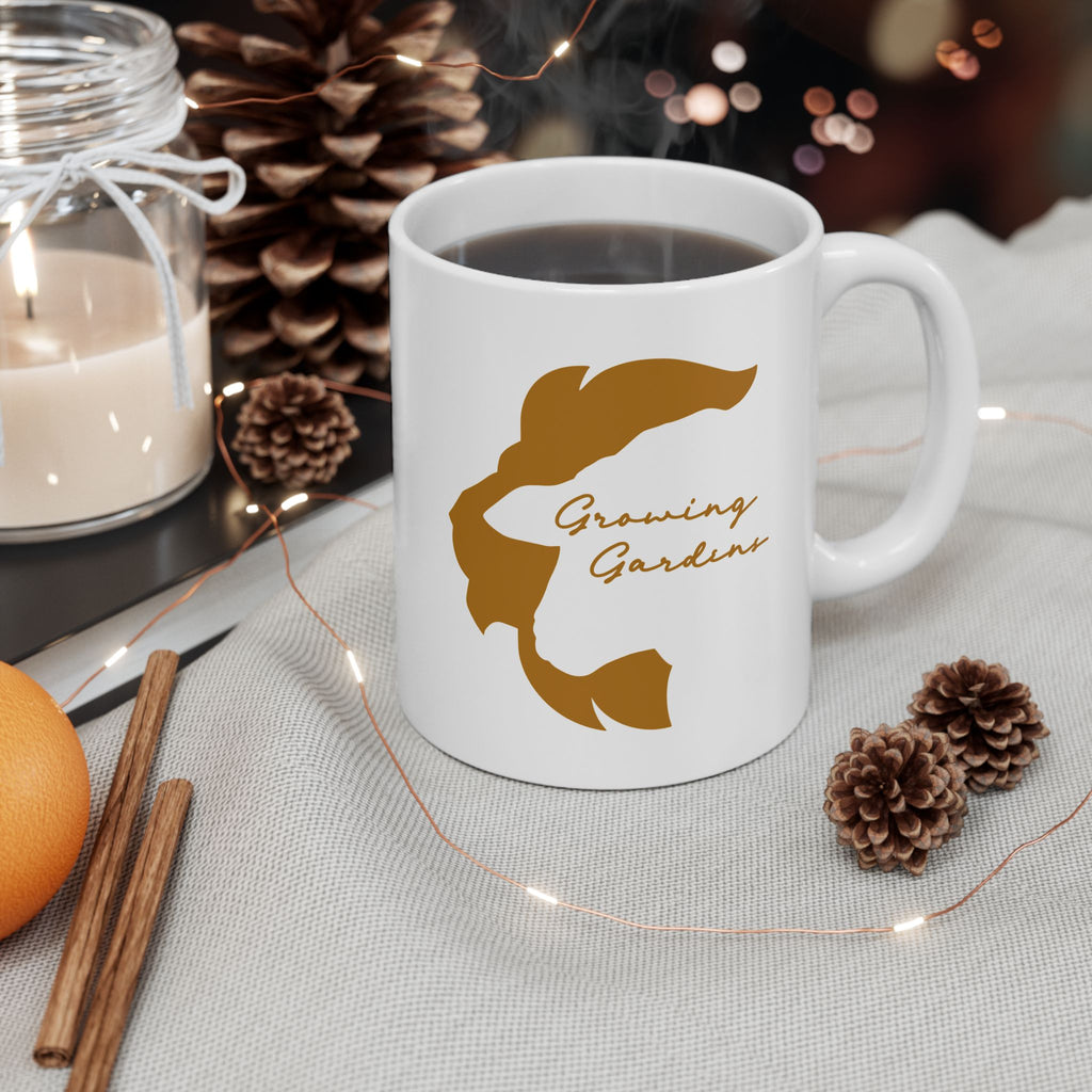 LL Design Ceramic Mug - Burnt Orange