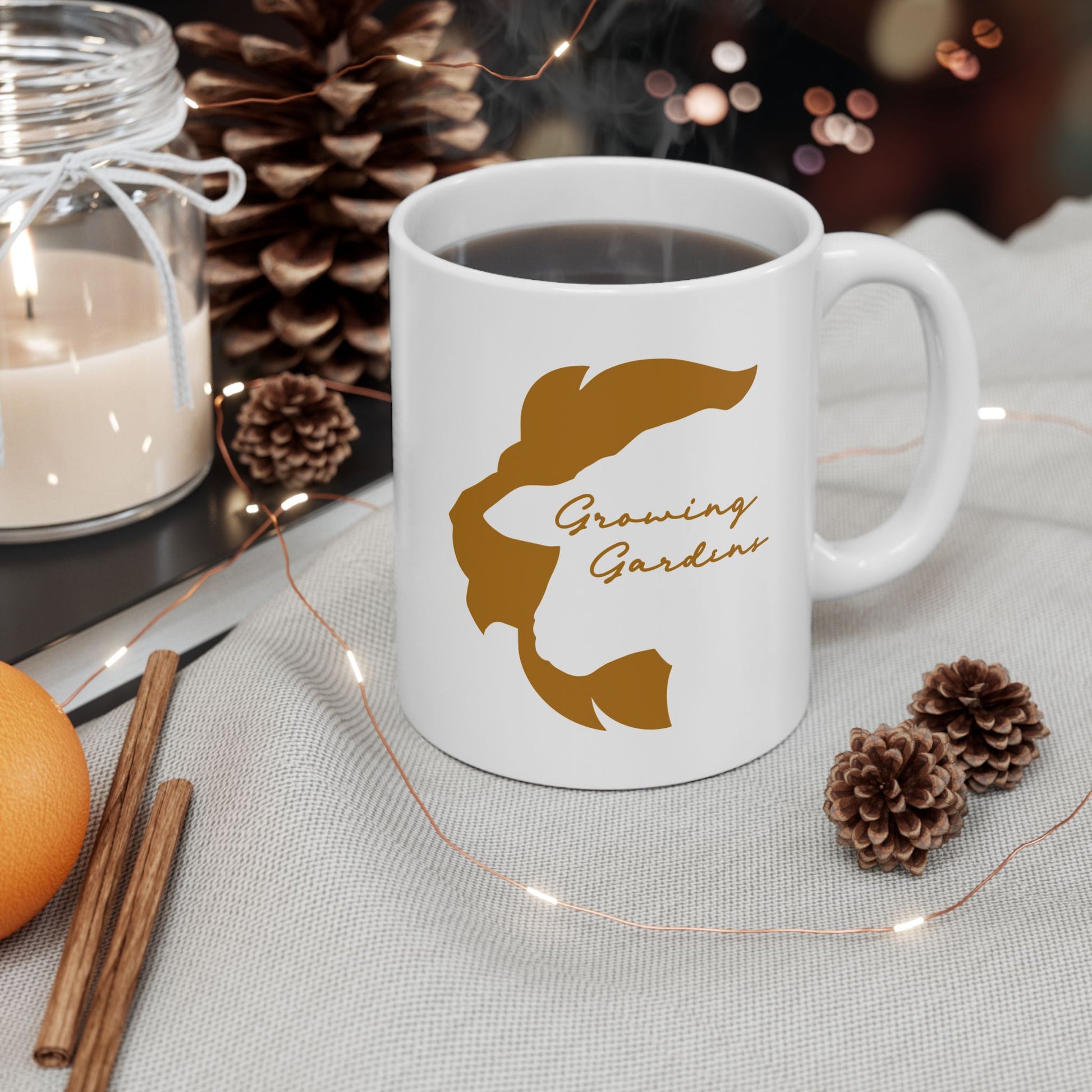 LL Design Ceramic Mug - Burnt Orange