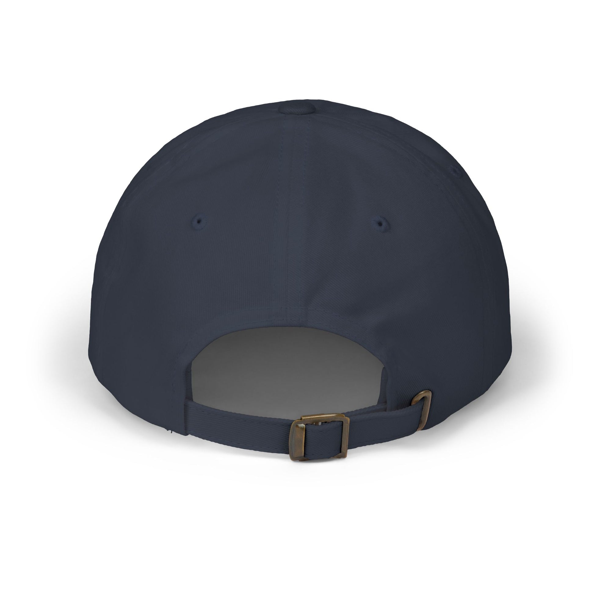 GG Script Classic Dad Cap - White on Navy
