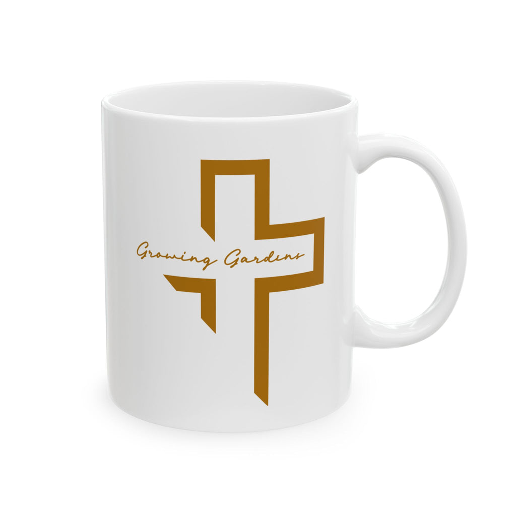GG Cross Ceramic Mug - Burnt Orange