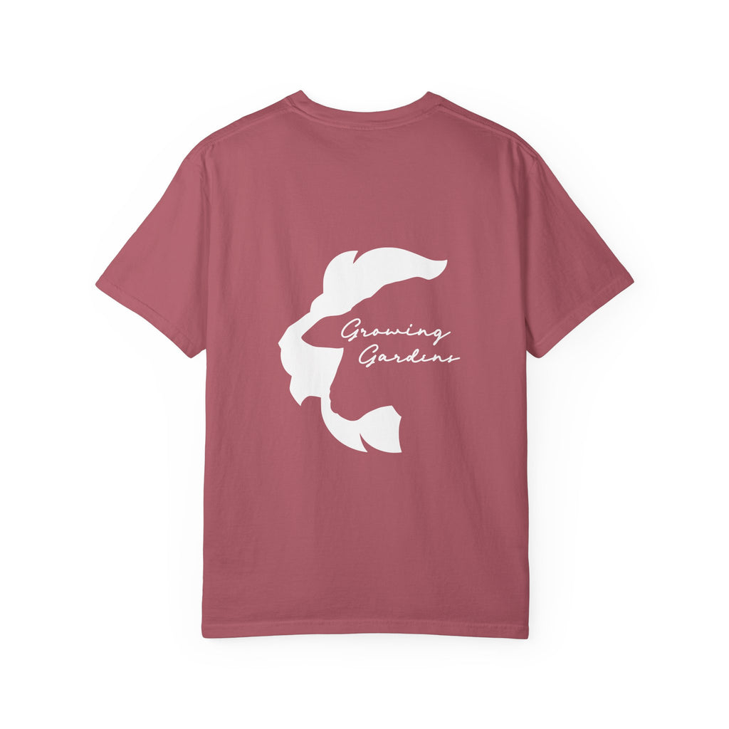 GG Script Tee with LL Design - Crimson