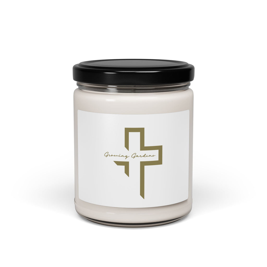 GG Cross Design Candle - Bronze