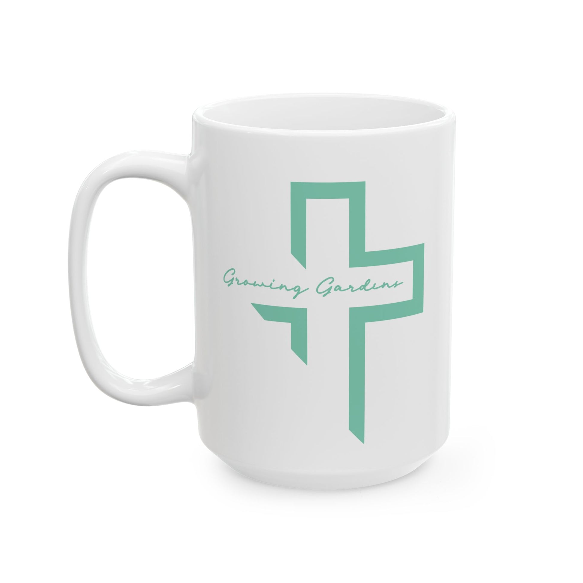 GG Cross Ceramic Mug - Teal
