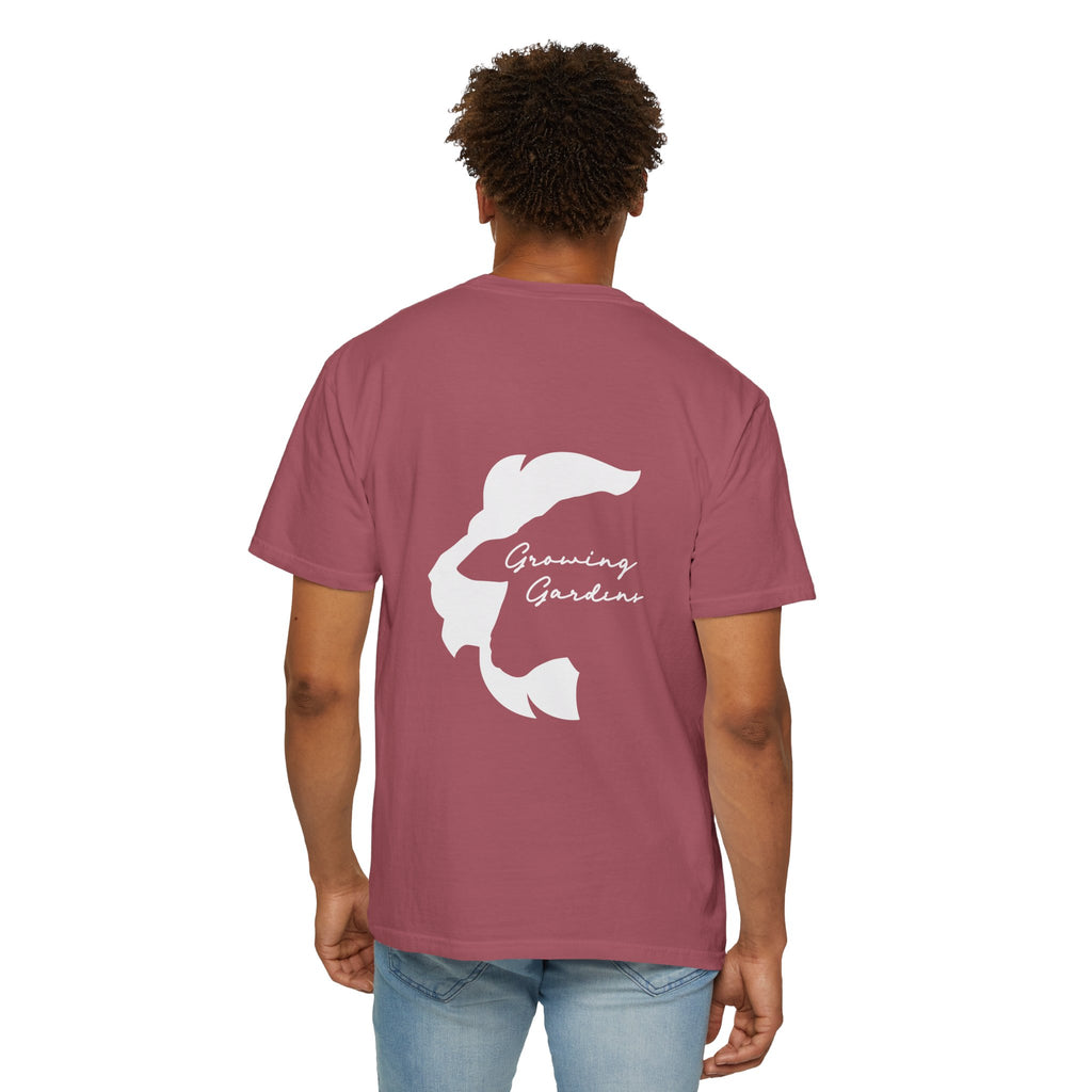GG Script Tee with LL Design - Crimson