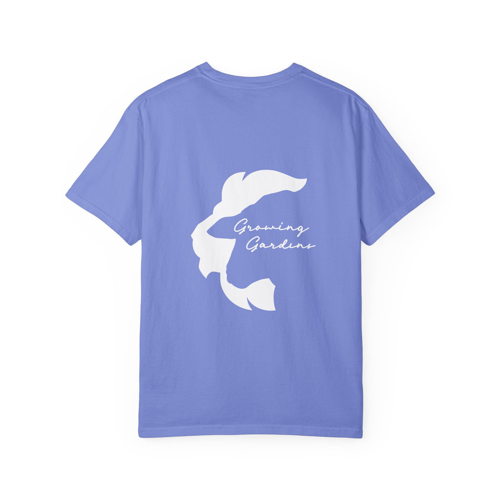 GG Script Tee with LL Design - Bay Blue