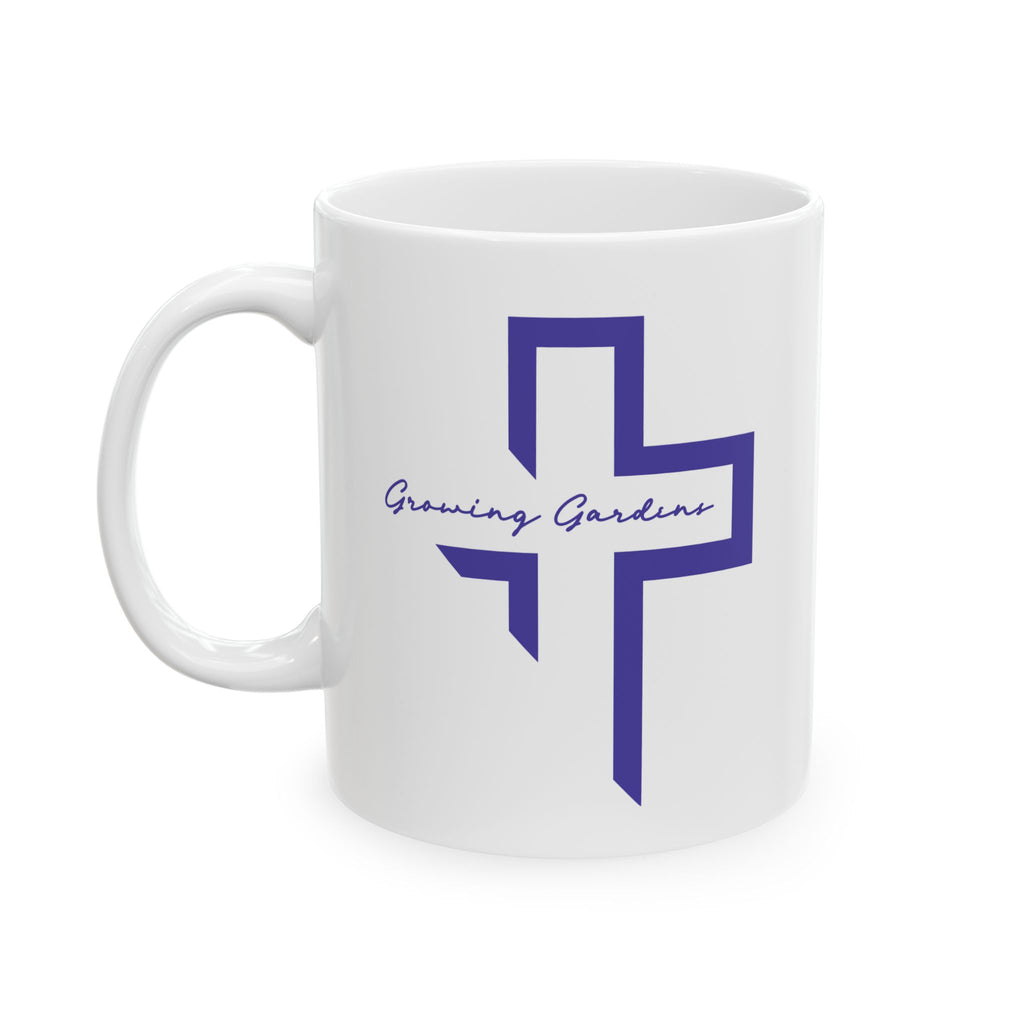 GG Cross Ceramic Mug - Blue