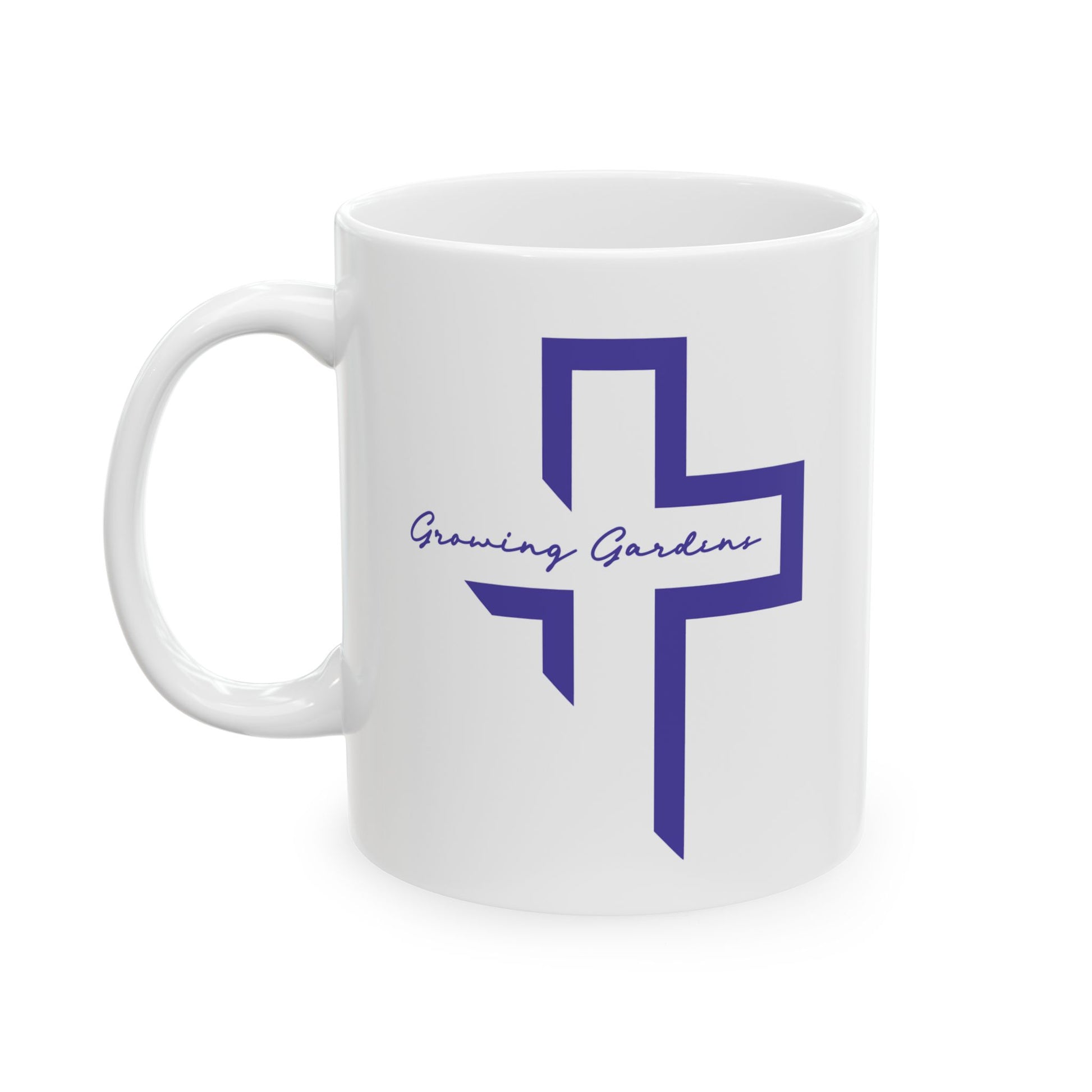 GG Cross Ceramic Mug - Blue