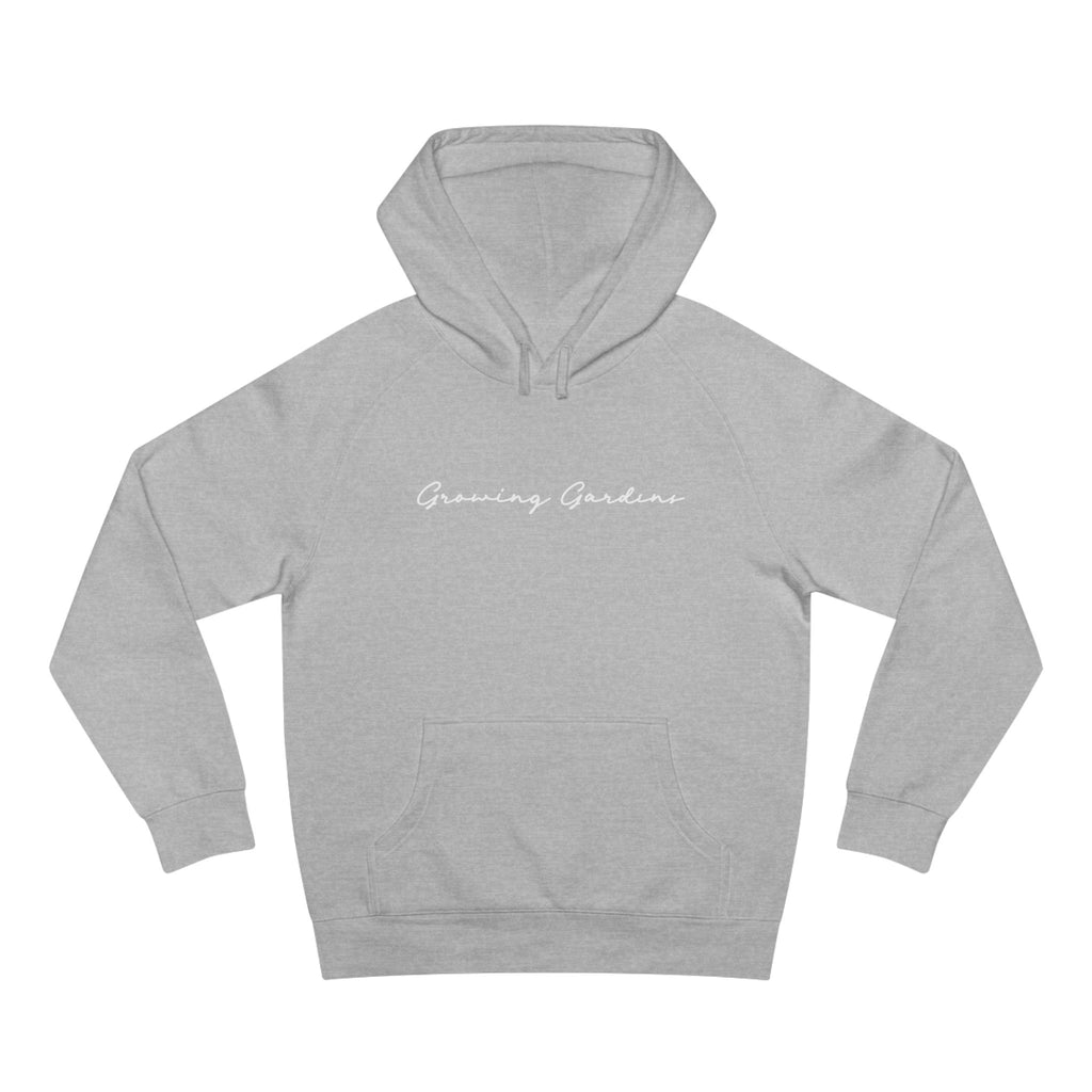 GG Script with Cross Hoodie - Athletic Heather