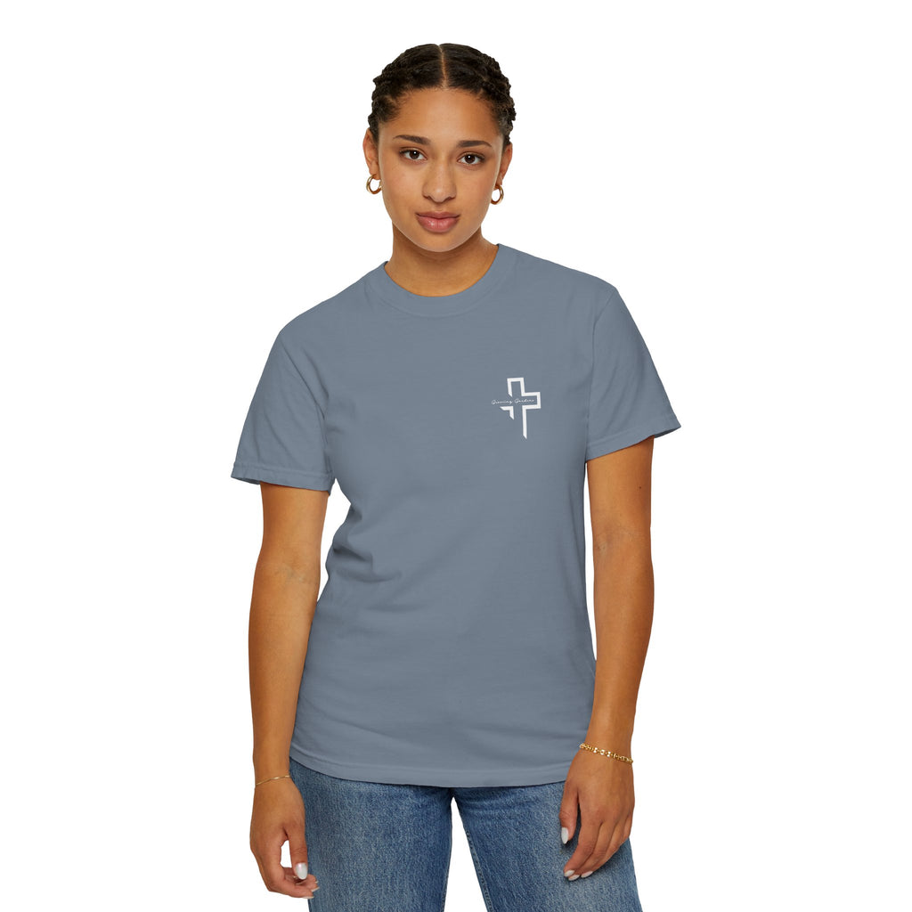Quarter Chest GG Cross Tee - Blue Jean