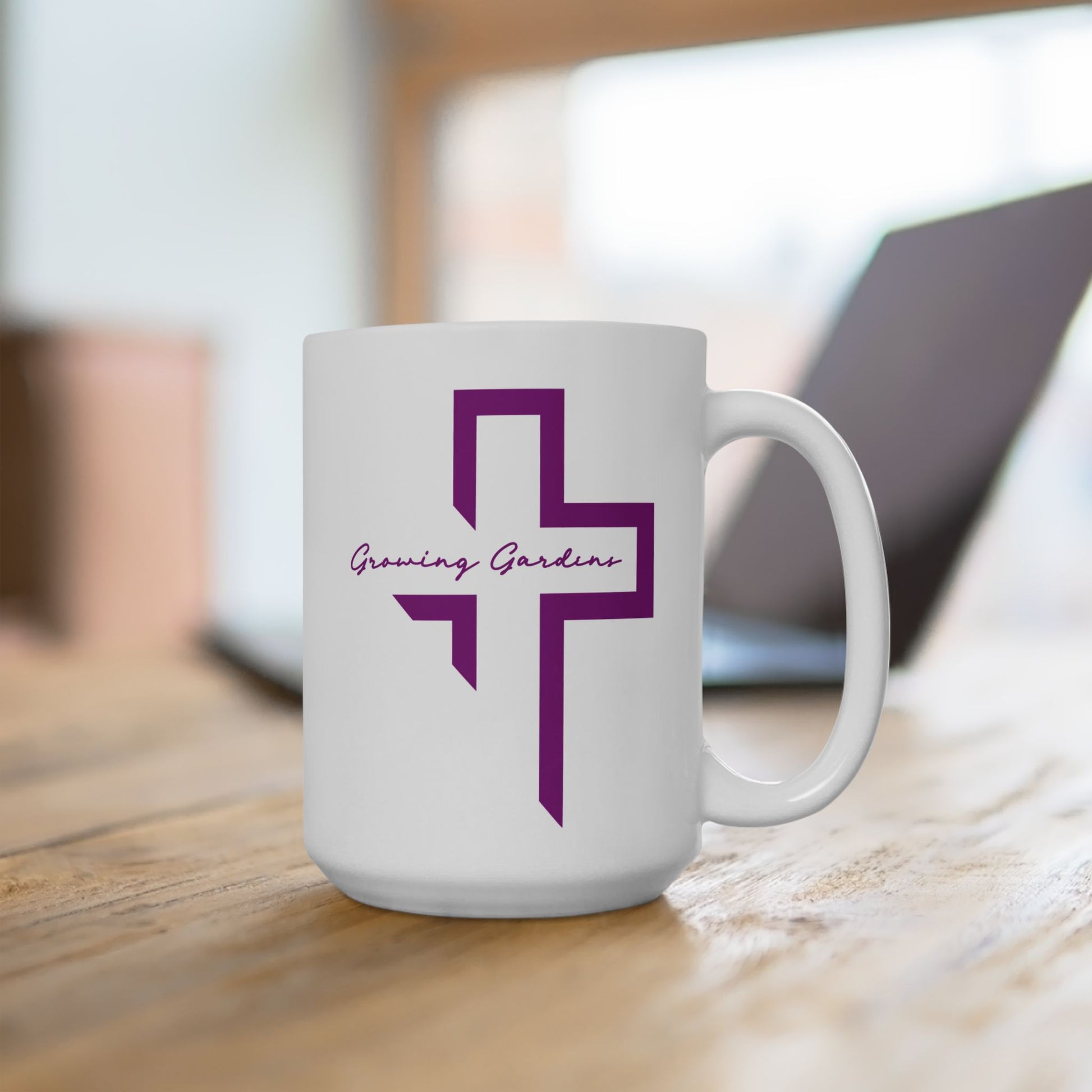 GG Cross Ceramic Mug - Pink