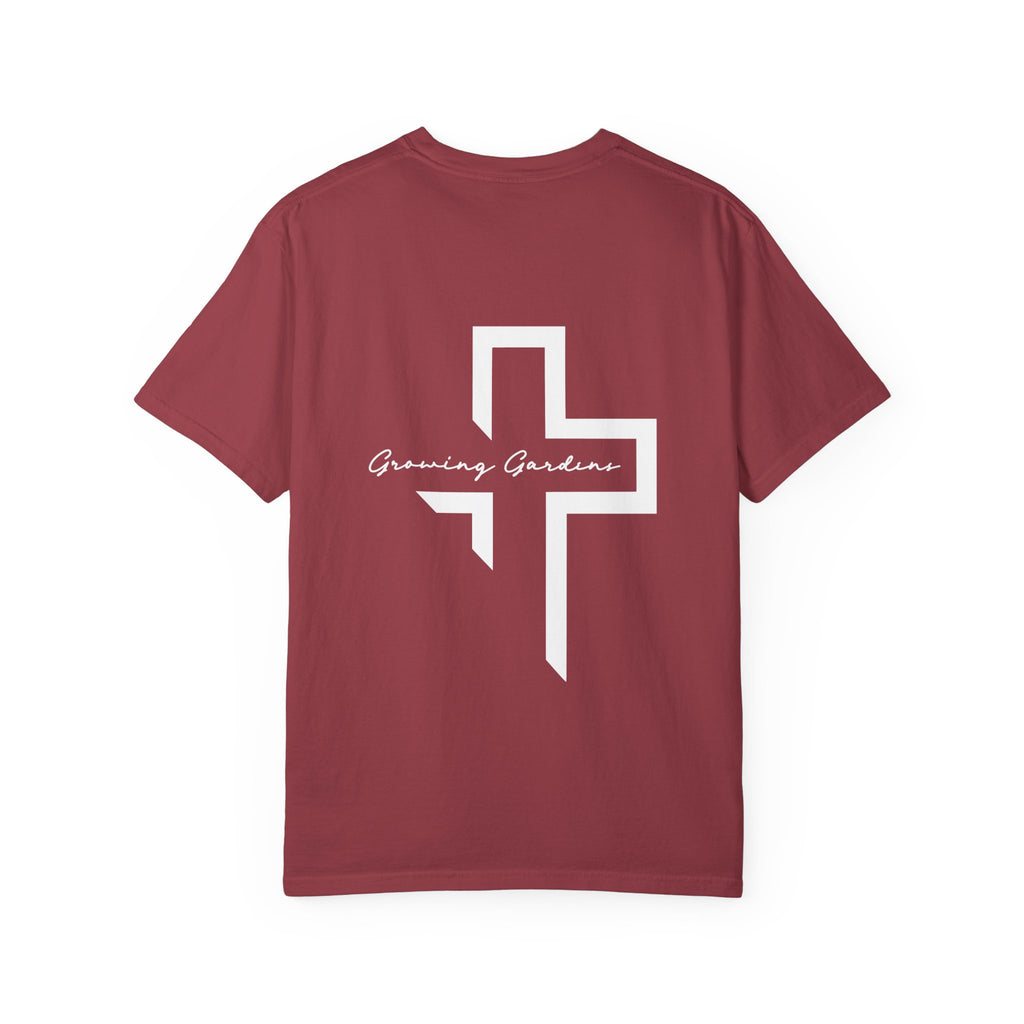 Quarter Chest GG Cross Tee - Chilli