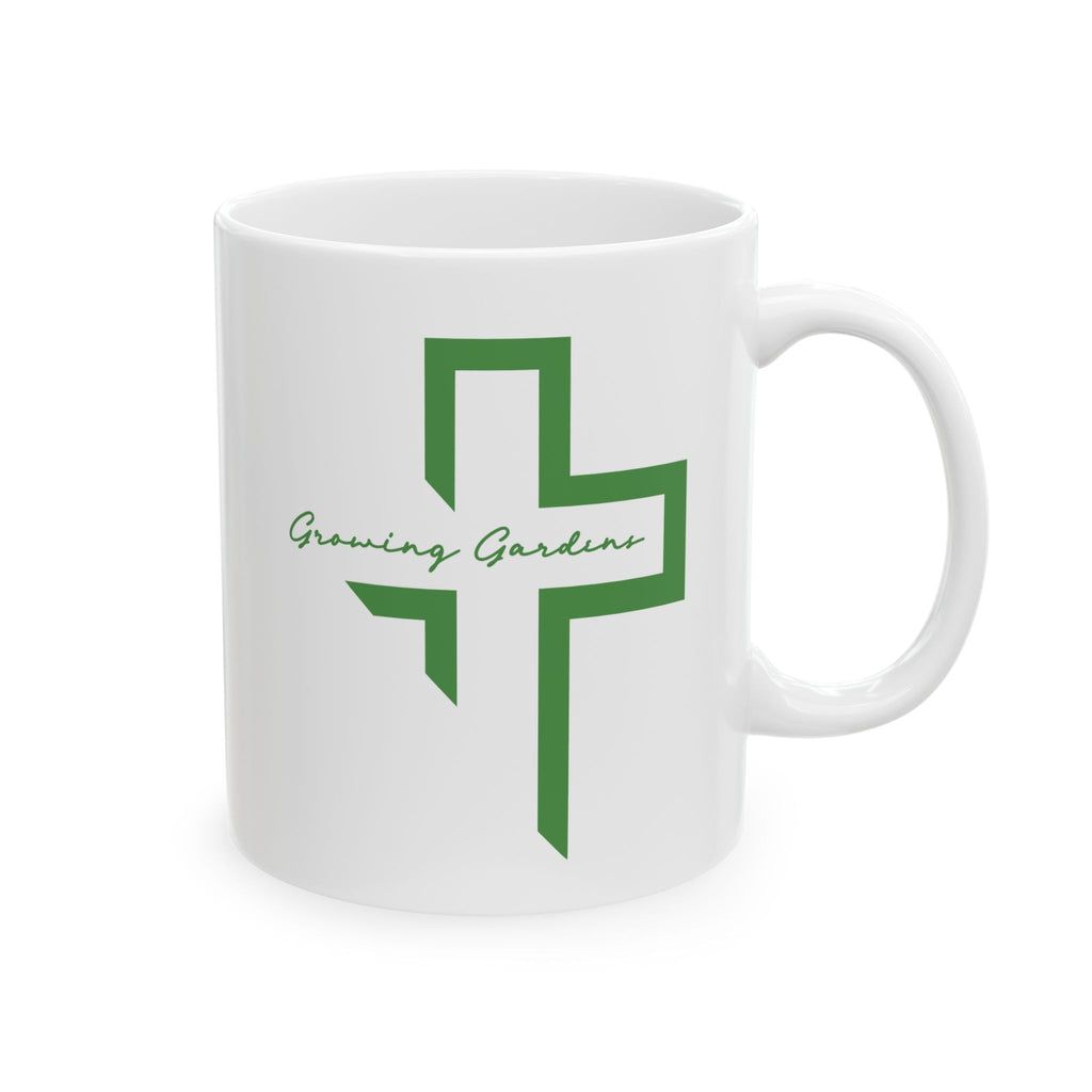 GG Cross Ceramic Mug - Warm Green