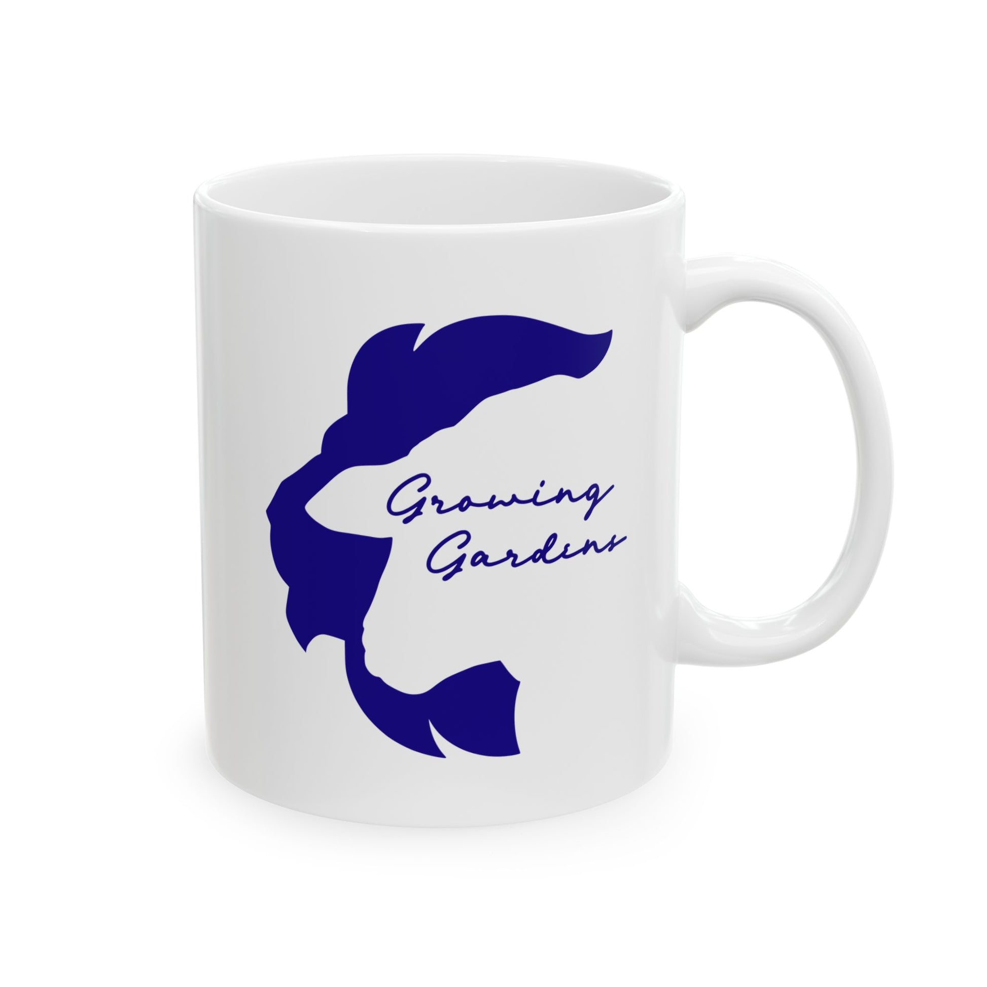 LL Design Ceramic Mug - Blue