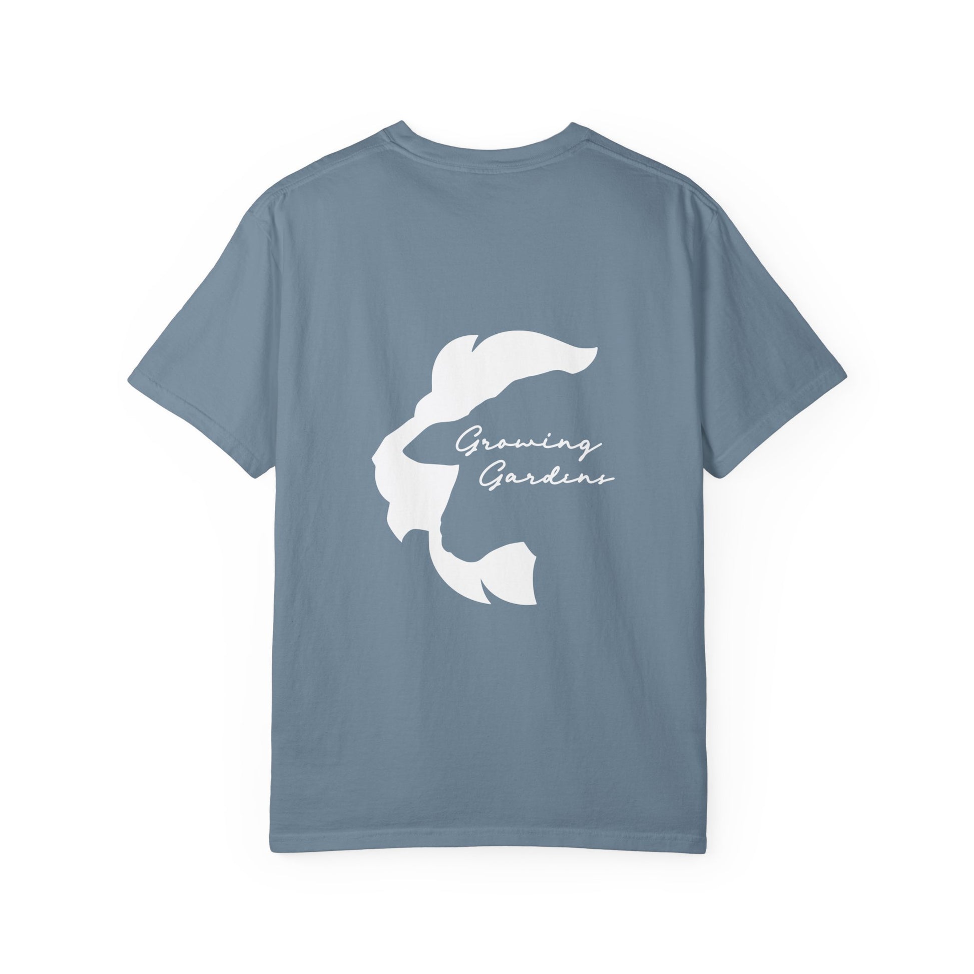 GG Script Tee with LL Design - Ice Blue