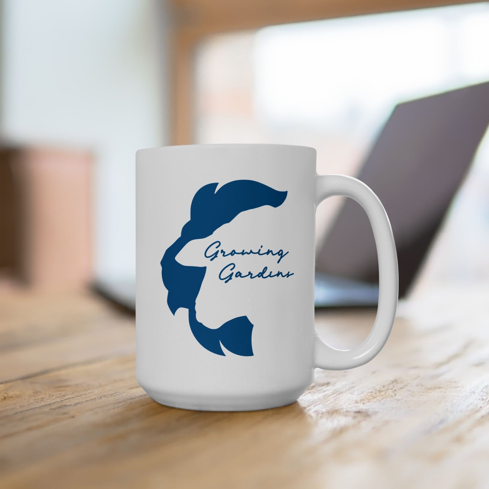 LL Design Ceramic Mug - Light Blue