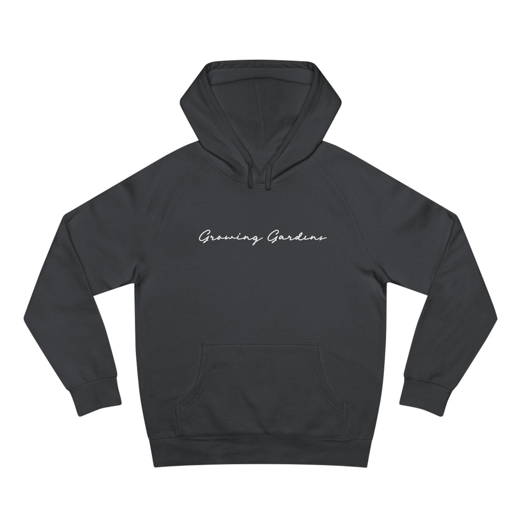GG Script with Cross Hoodie -  Coal